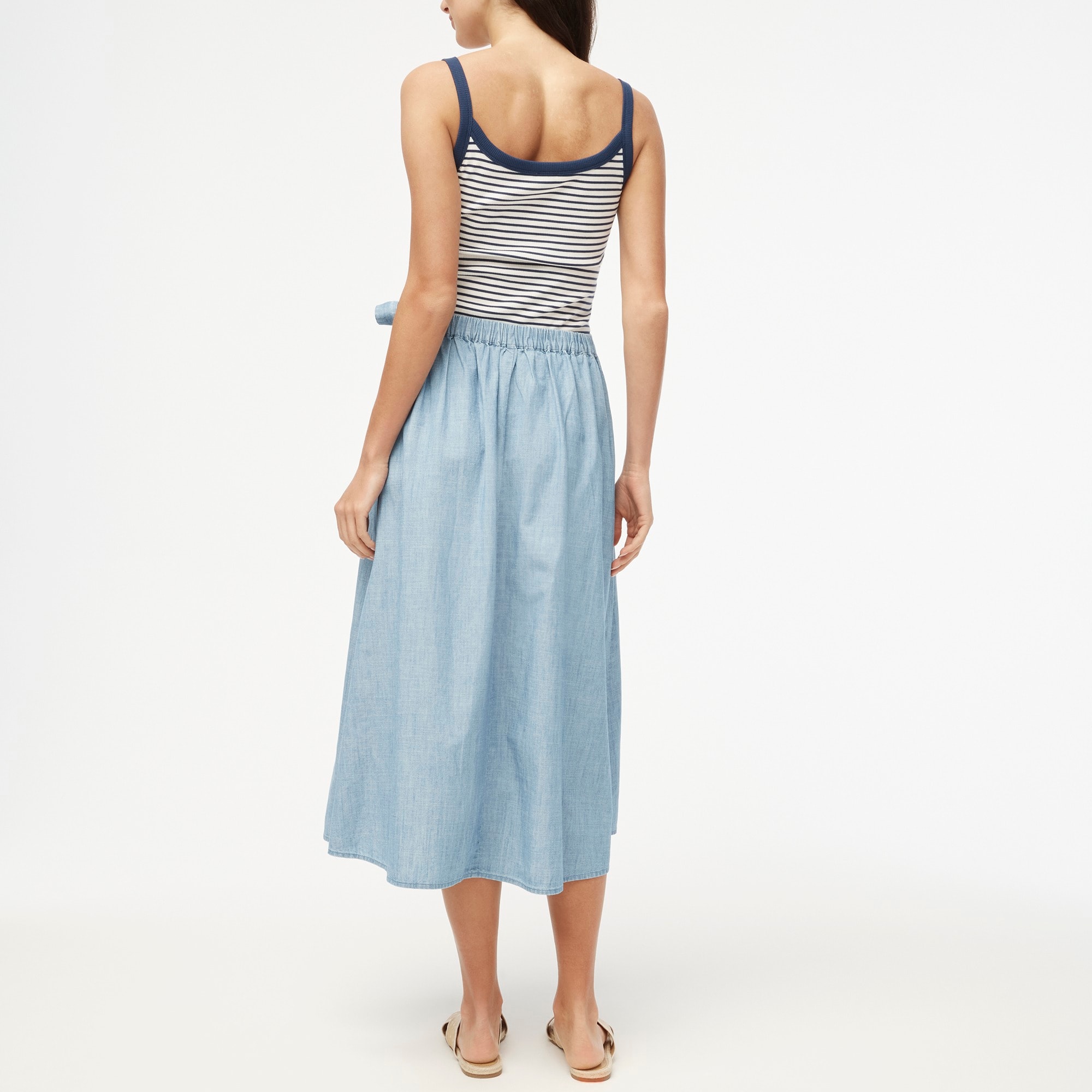 CLAYTON MACHINE WORKS Franka Wrap Skirt For Women - A-Line With Ruffle Accents - View #10