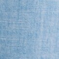 Chambray pull-on faux-wrap skirt VISTA BLUE WASH