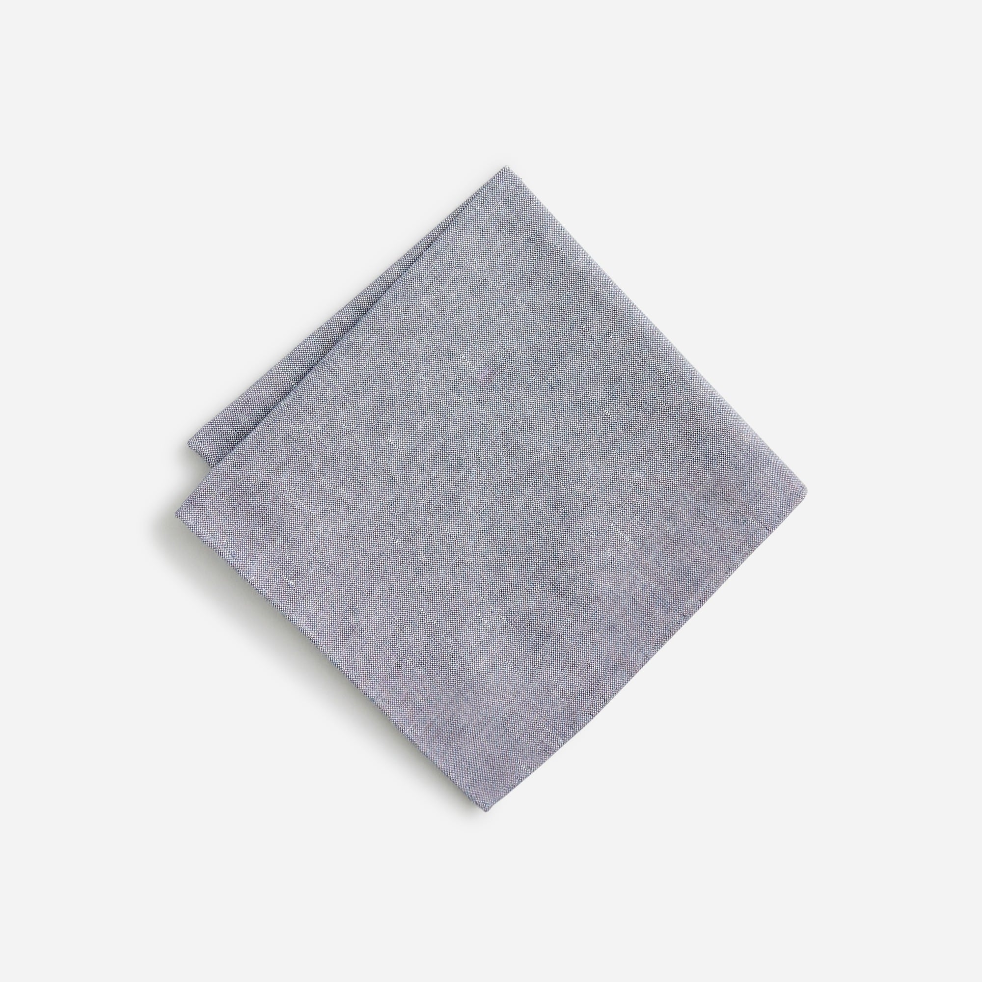 mens Baird McNutt Irish cotton-linen blend pocket square