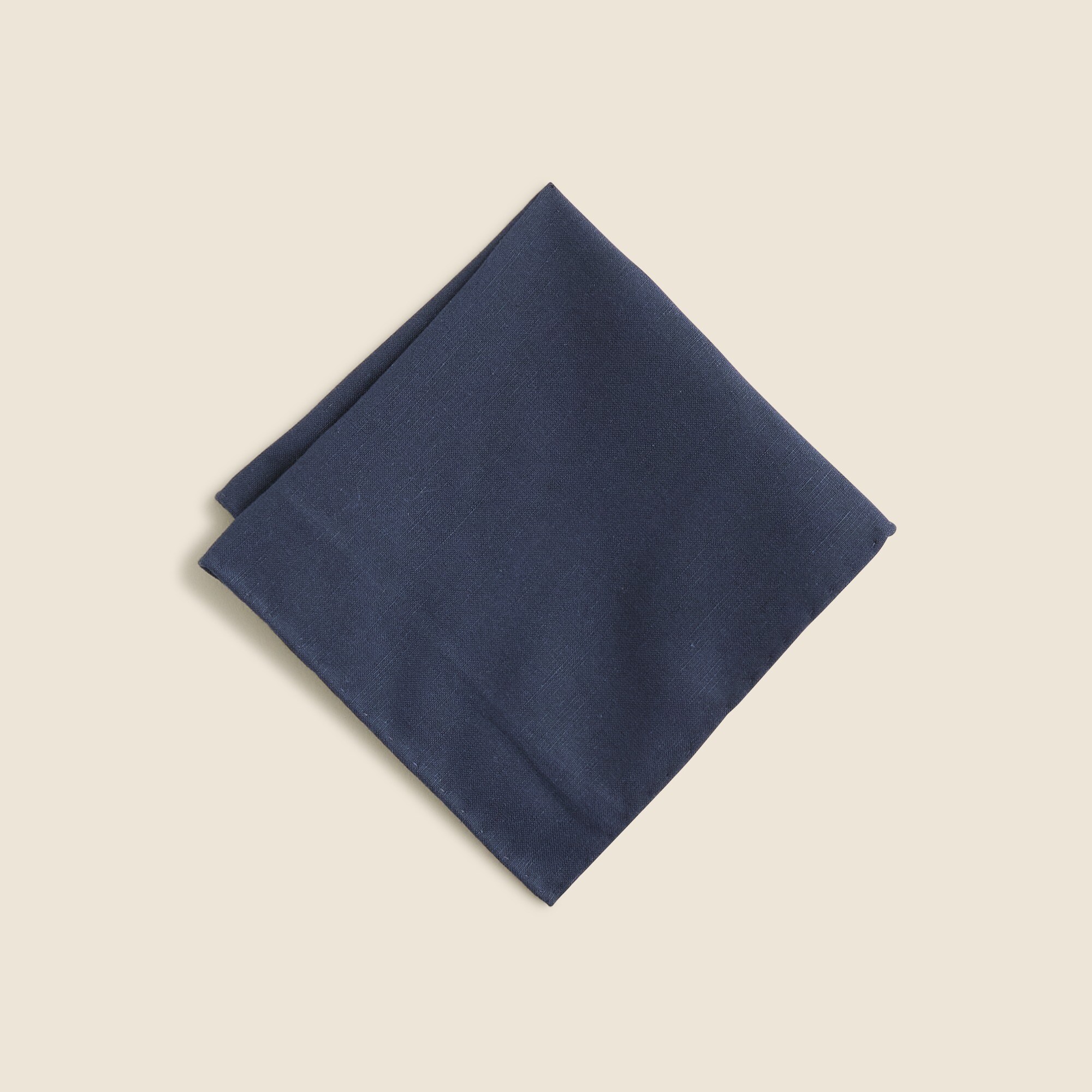 Baird McNutt Irish cotton-linen blend pocket square
