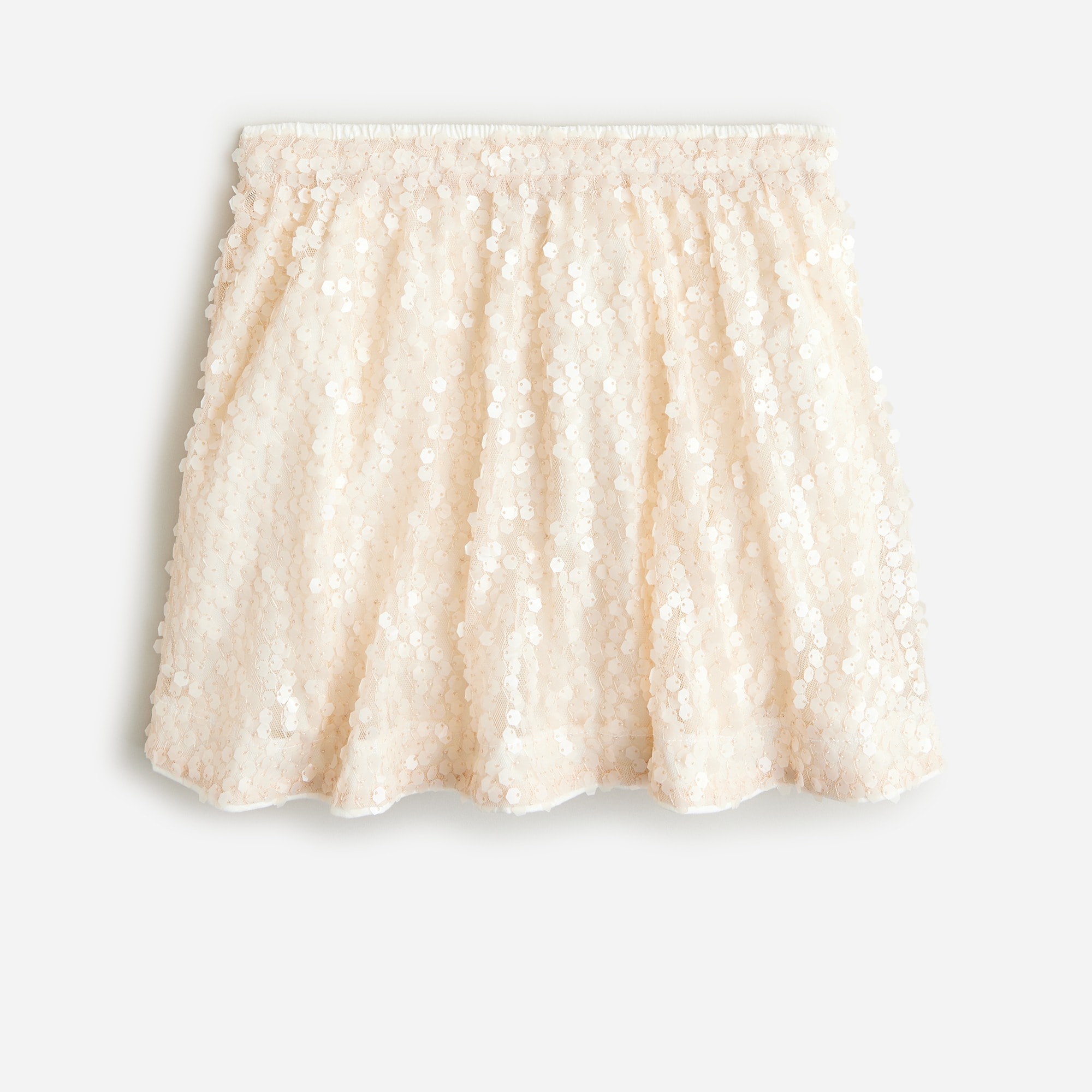 girls Girls' sequin skirt in natural