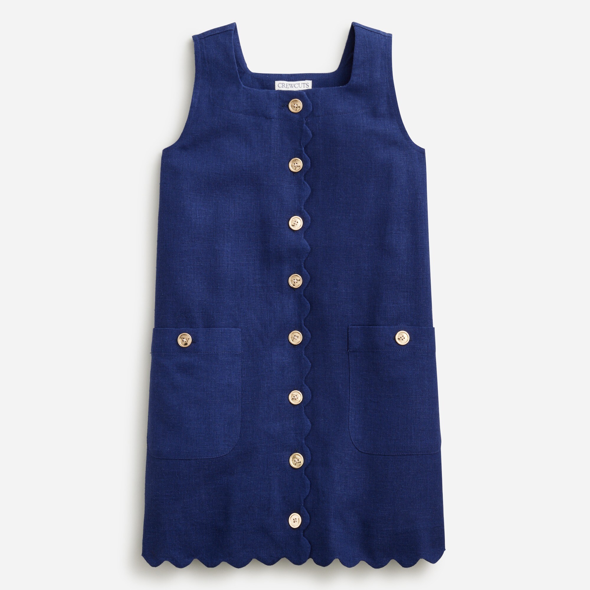 Girls' Claudia Dress In Linen Blend For Girls | J.Crew