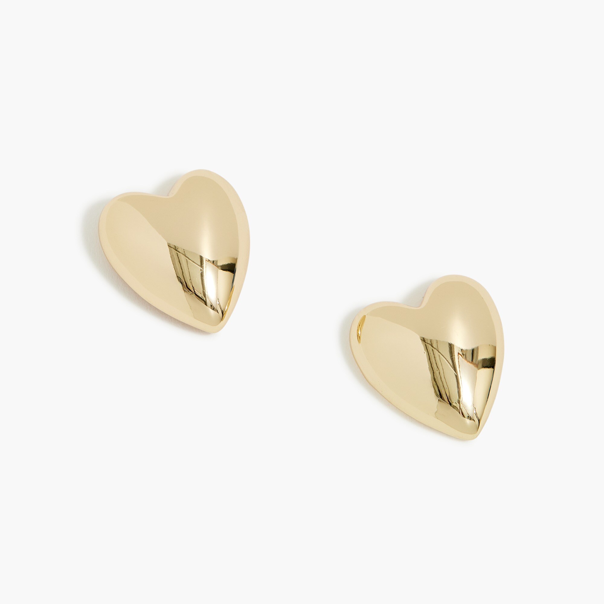 Heart statement earrings