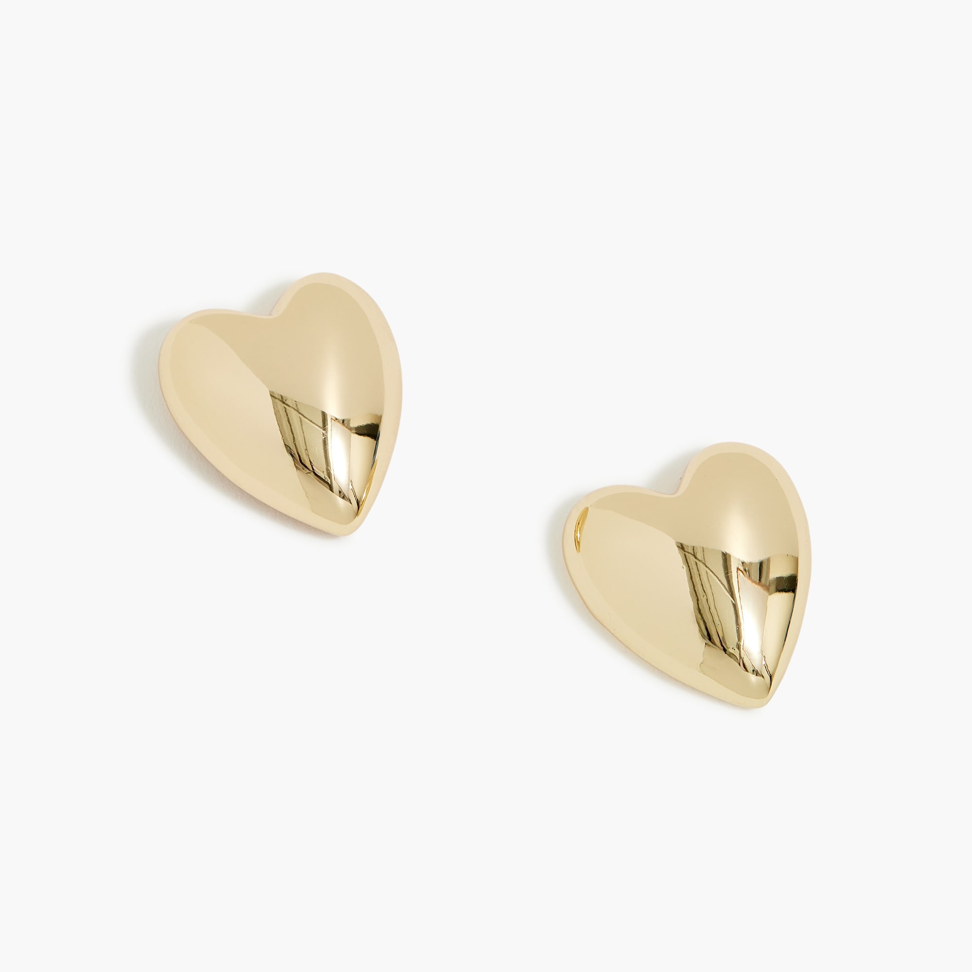 womens Heart statement earrings