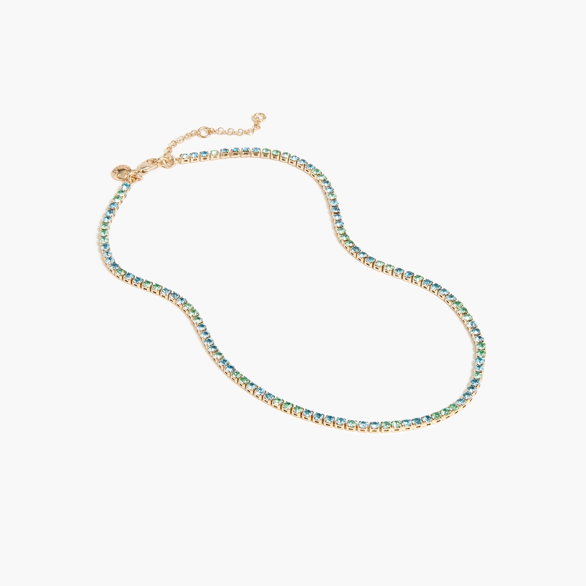  Crystal tennis necklace