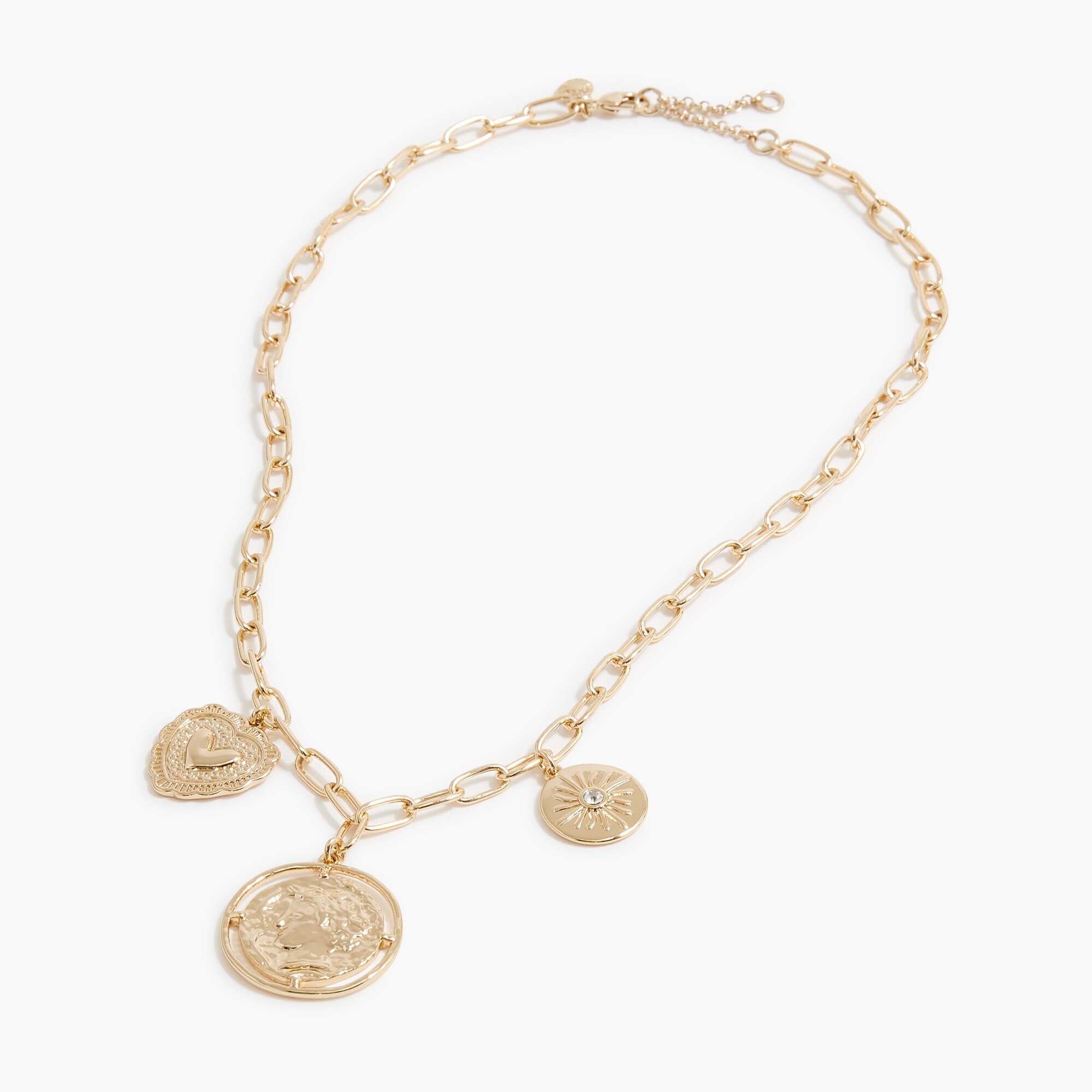 Layering charm necklace