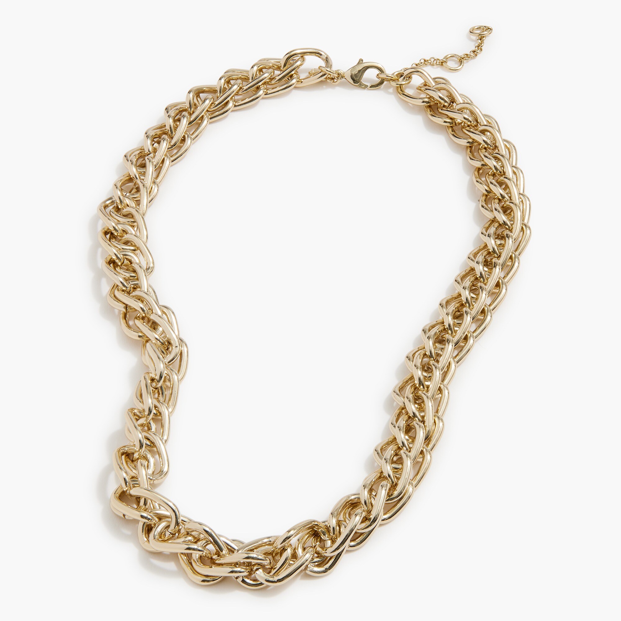 Gold statement necklace