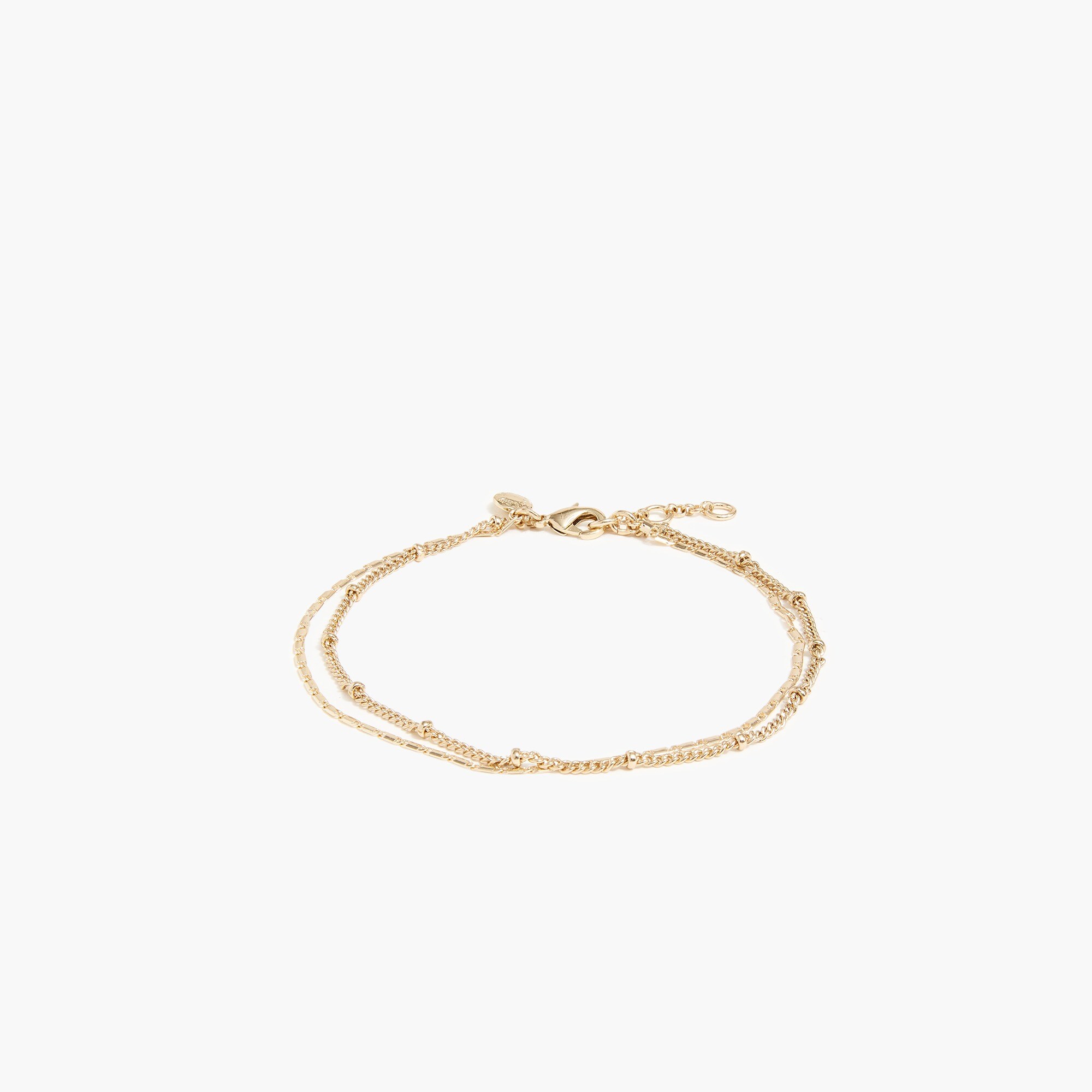 womens Gold layered anklet