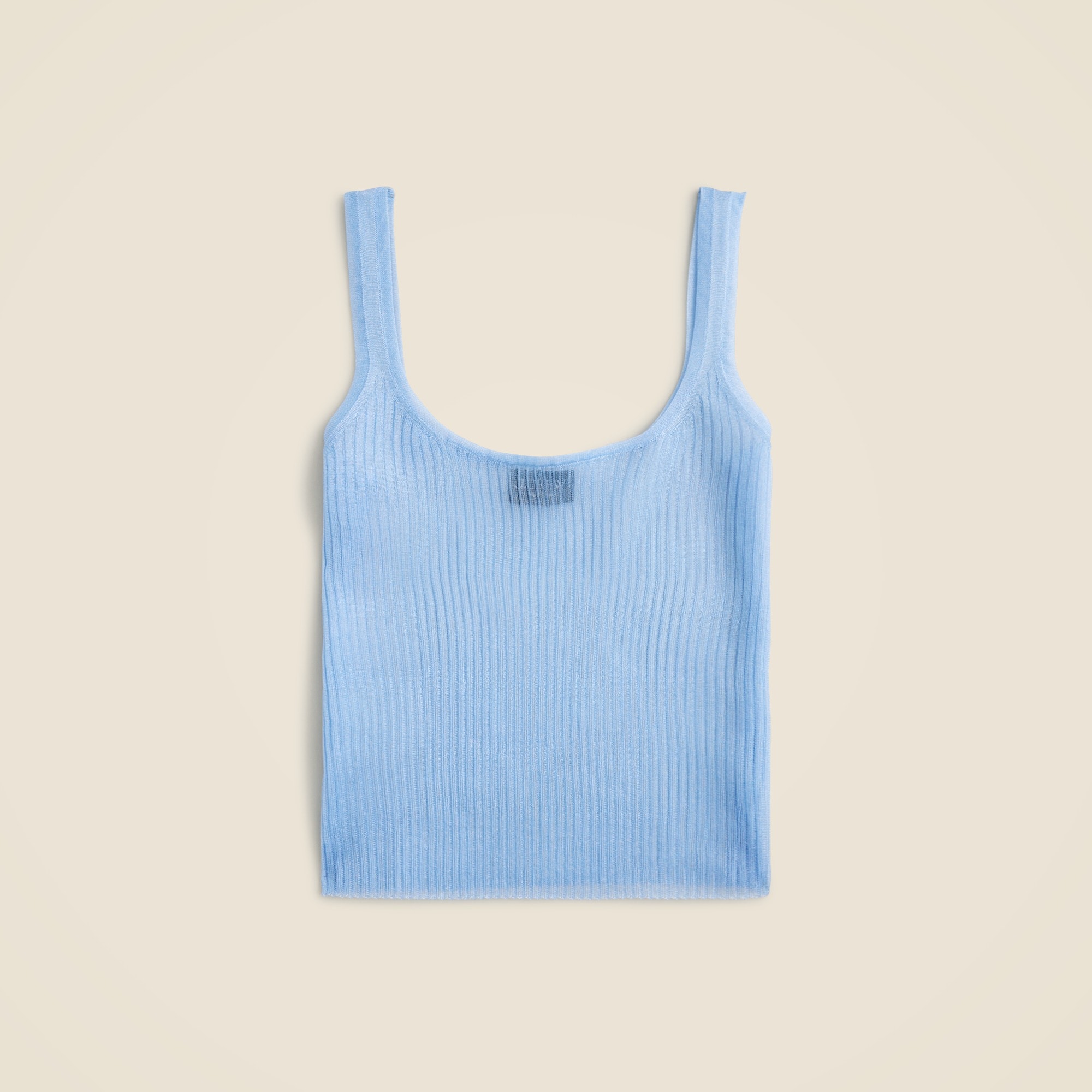 Sheer tank top