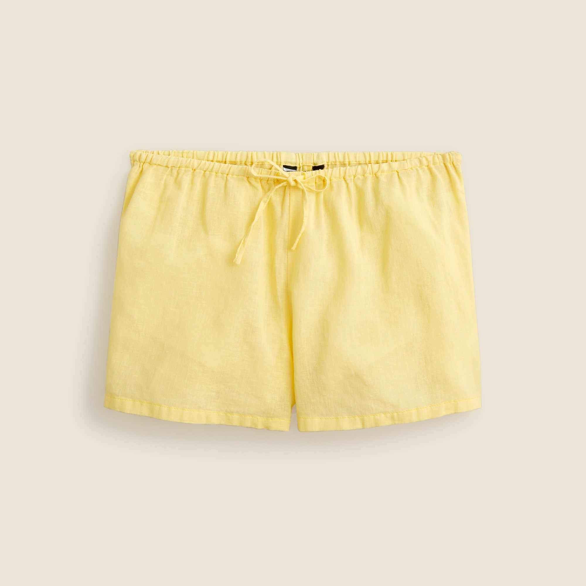 Featherweight linen-blend beach short