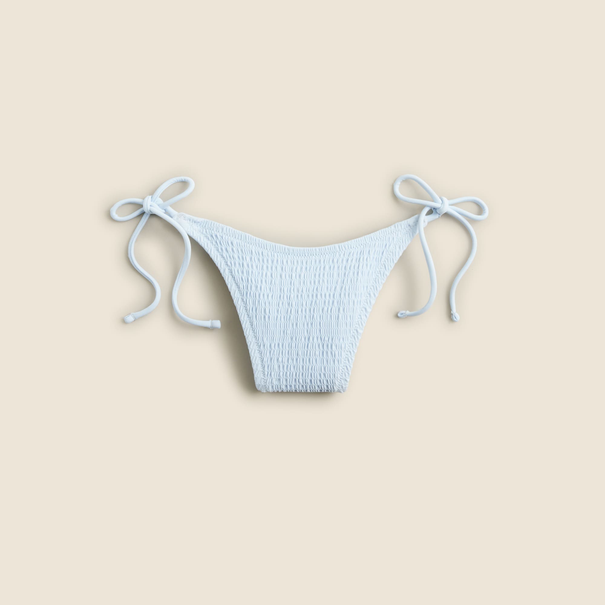 J.Crew Smocked String Bikini Bottom For Women