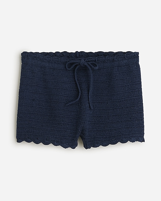 womens Crochet mini short