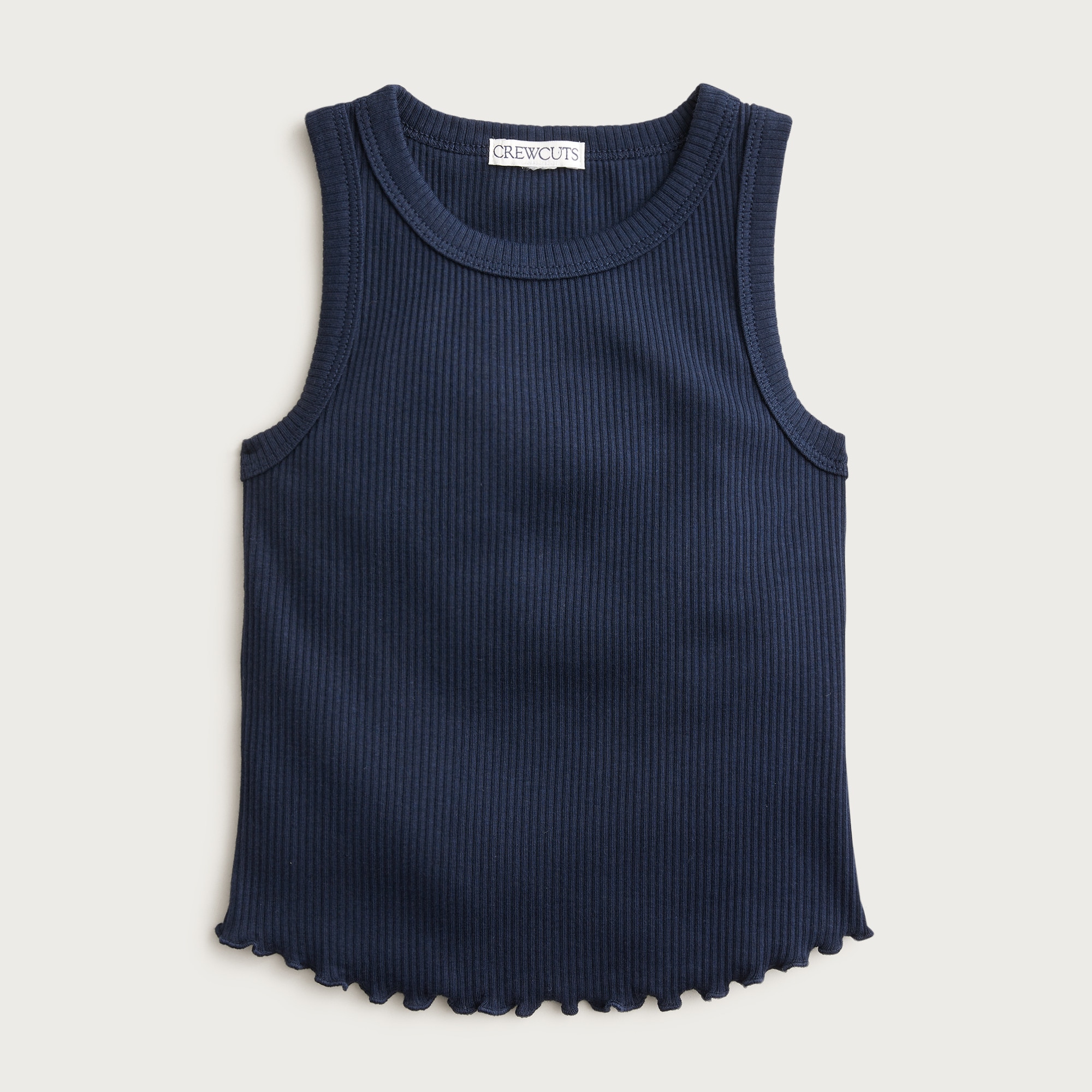  Girls' everyday tank top in vintage rib