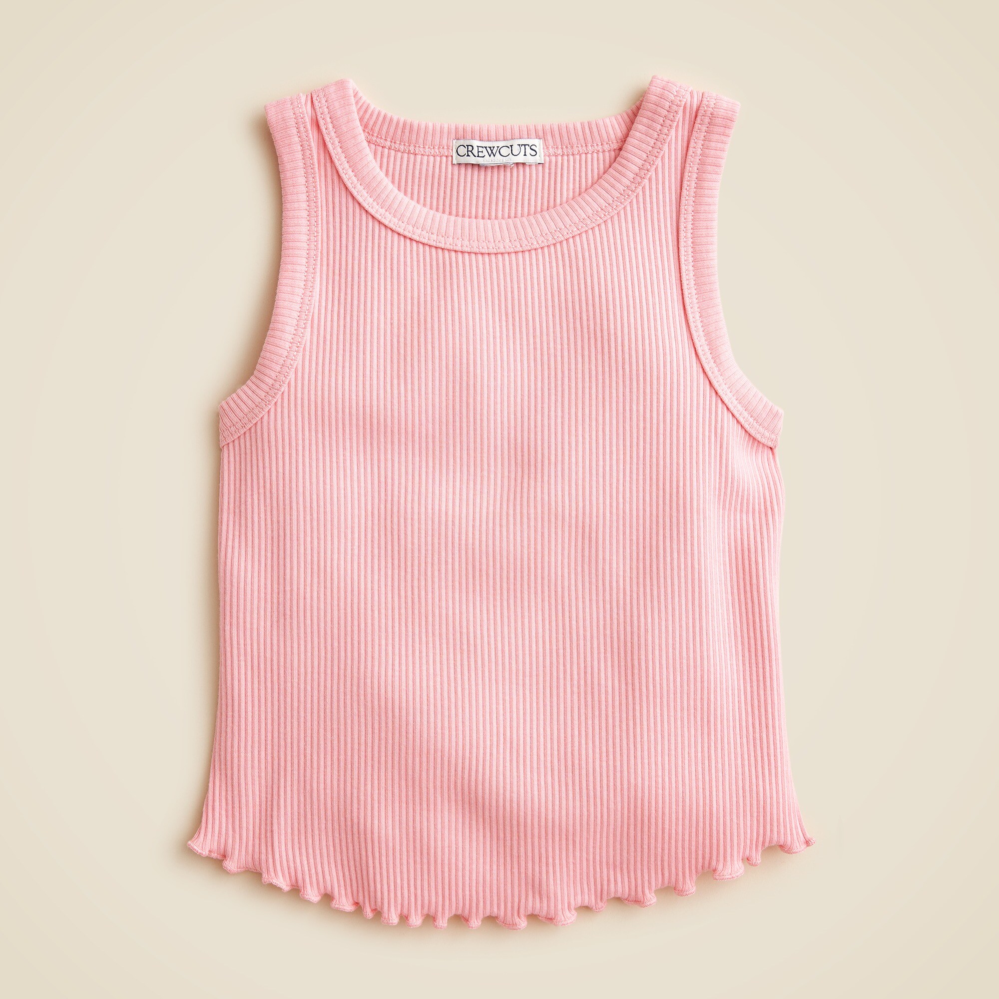  Girls' everyday tank top in vintage rib