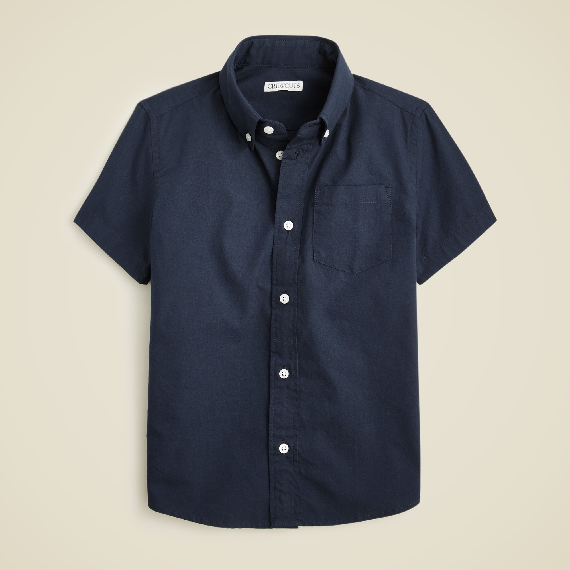 boys Kids' short-sleeve stretch poplin button-down