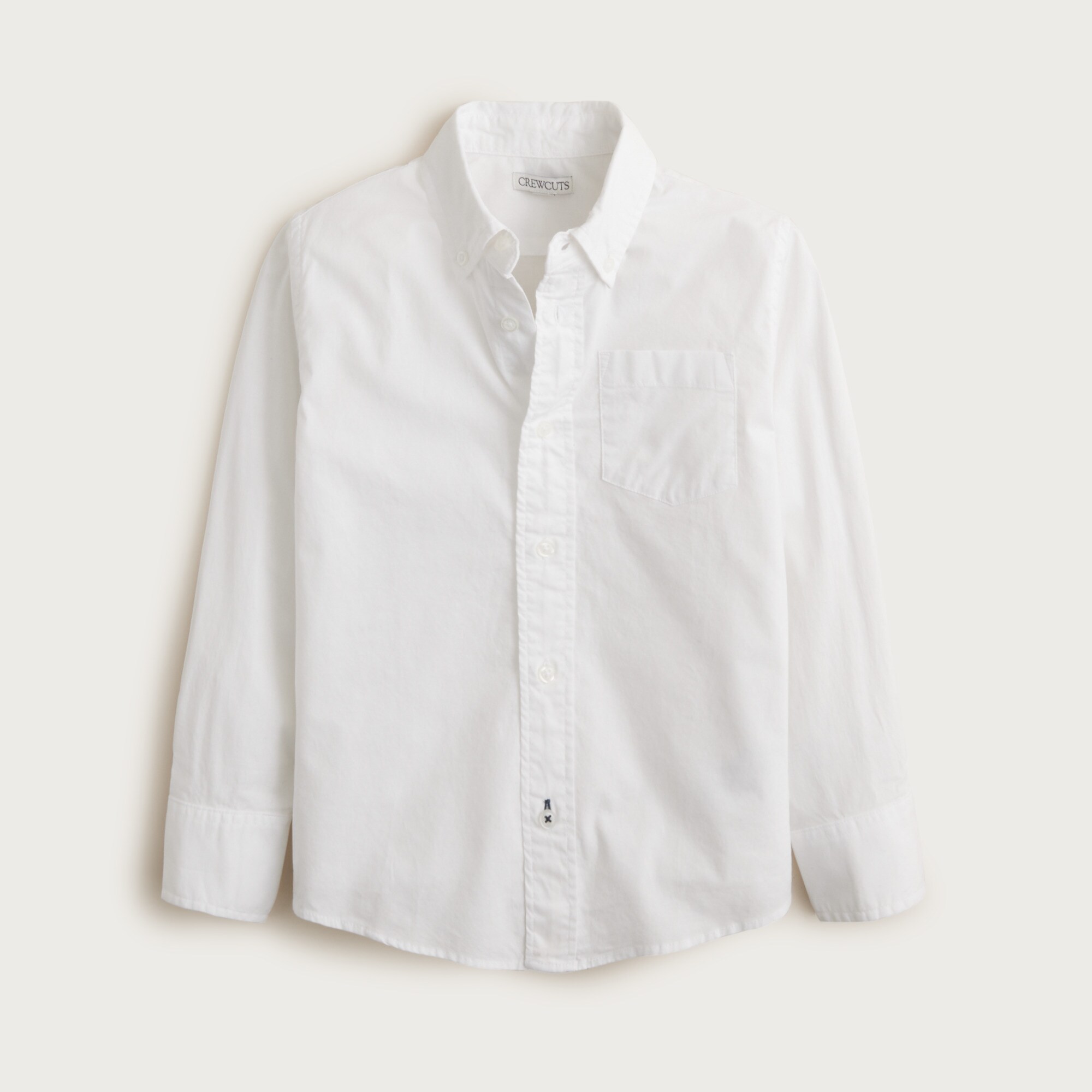 Kids' stretch poplin button-down