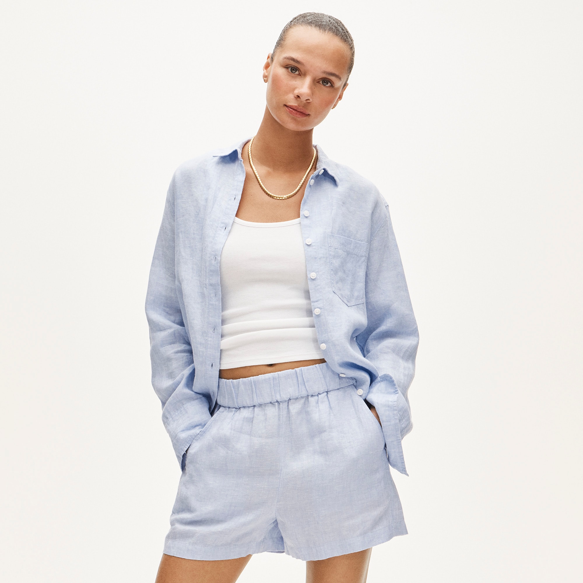 Tropez Short In Linen For Women | J.Crew