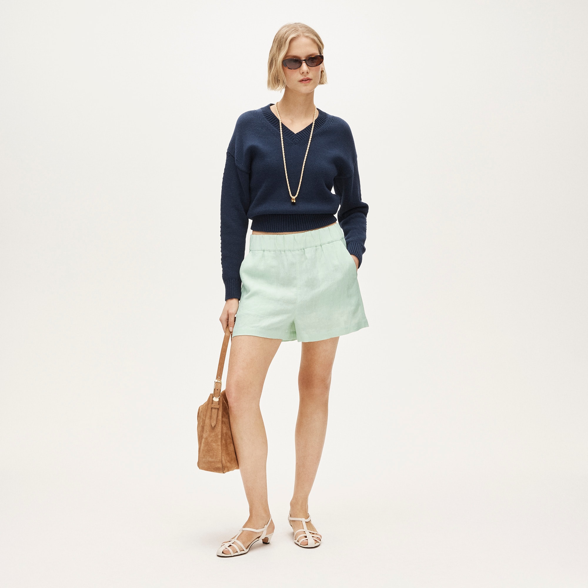 Tropez short in linen