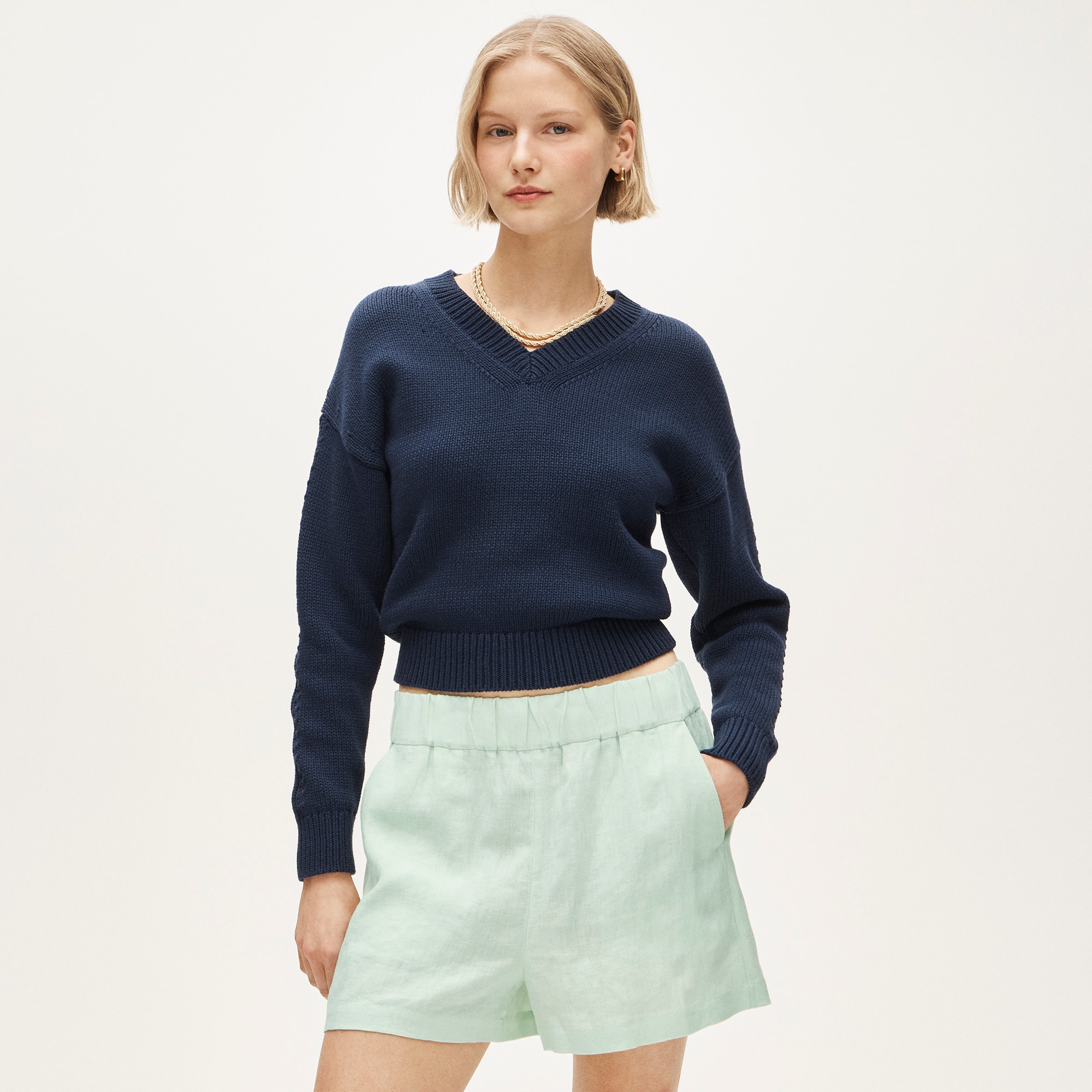 Tropez short in linen
