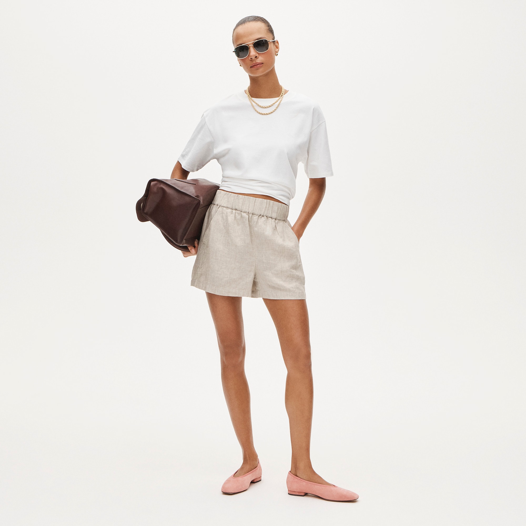 Tropez short in linen - image 3
