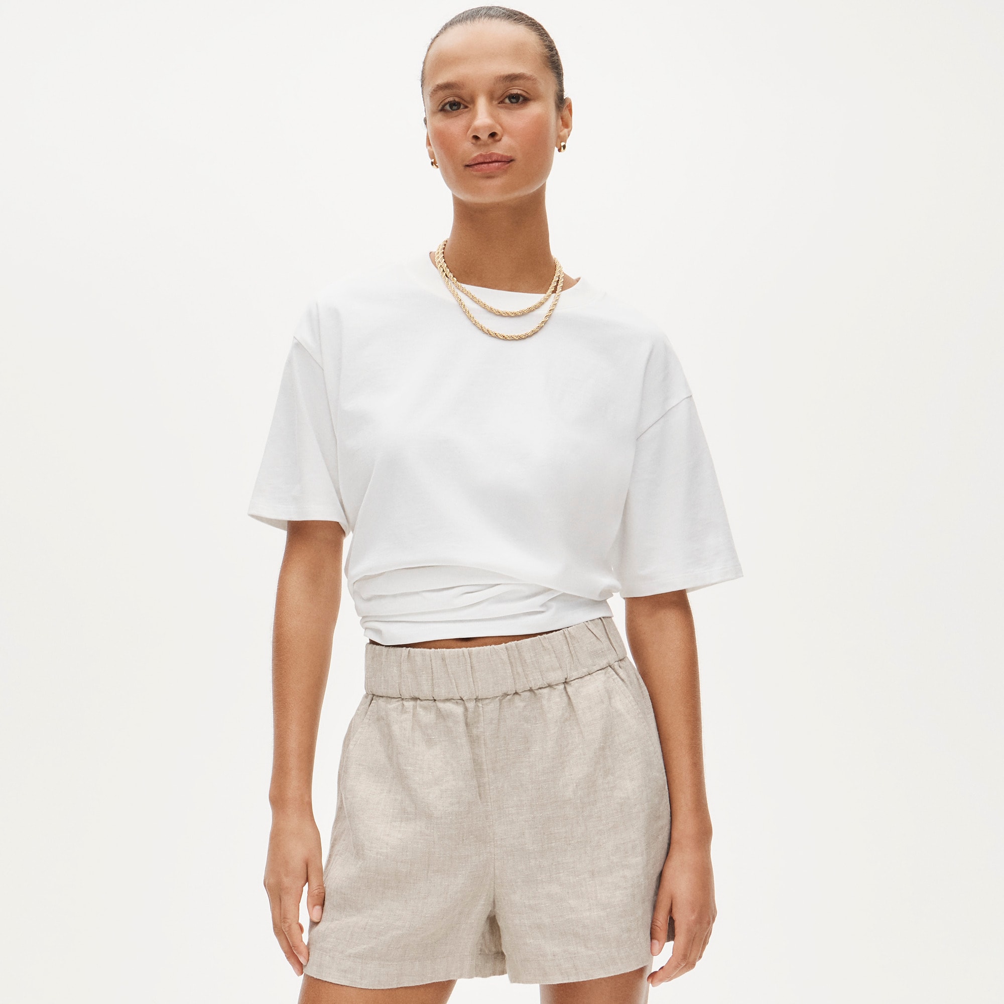  Tropez short in linen