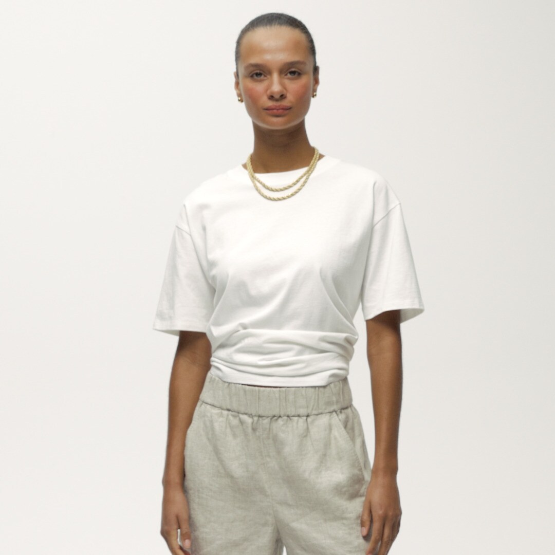 Tropez short in linen