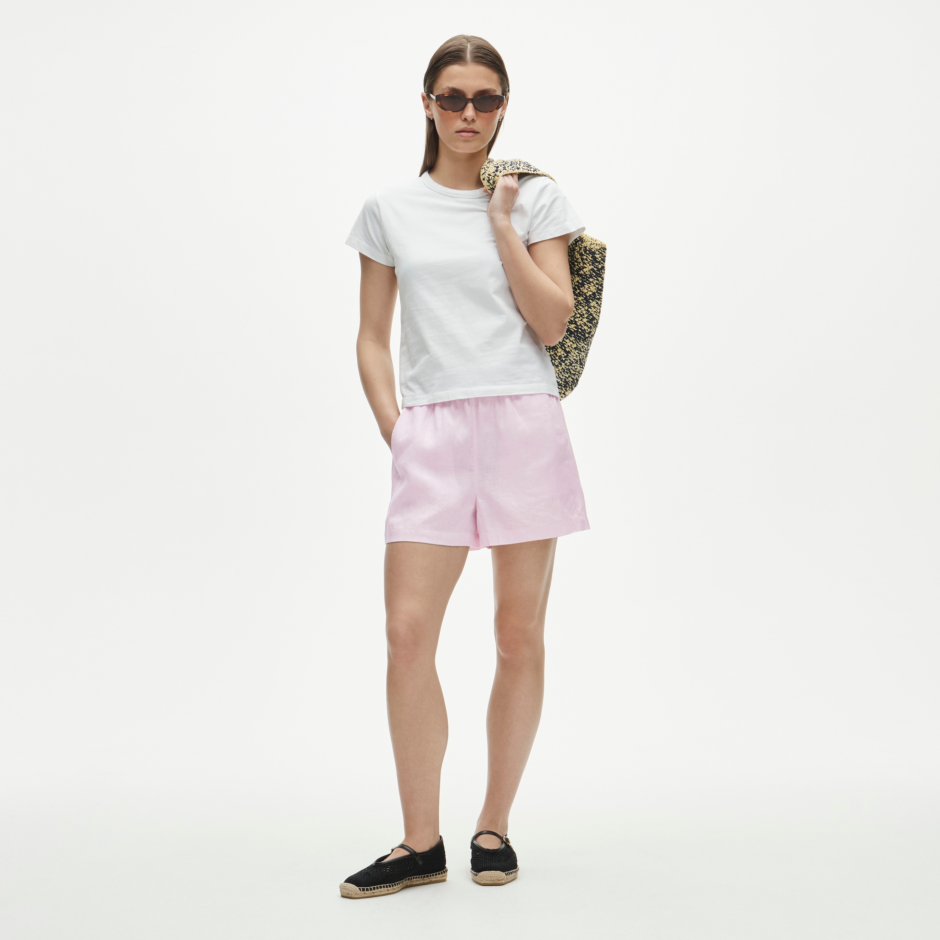Tropez short in linen