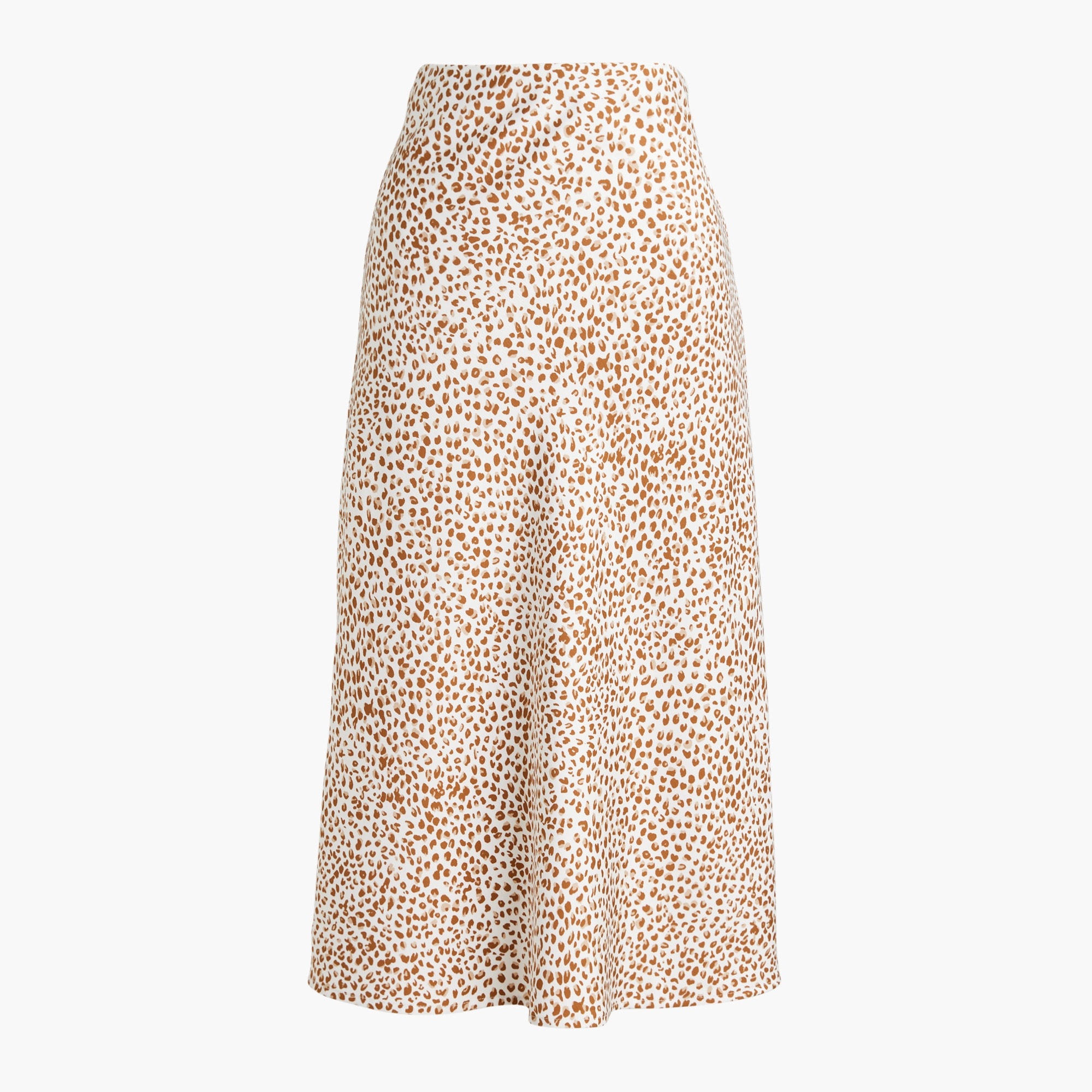 printed bias slip skirt for women