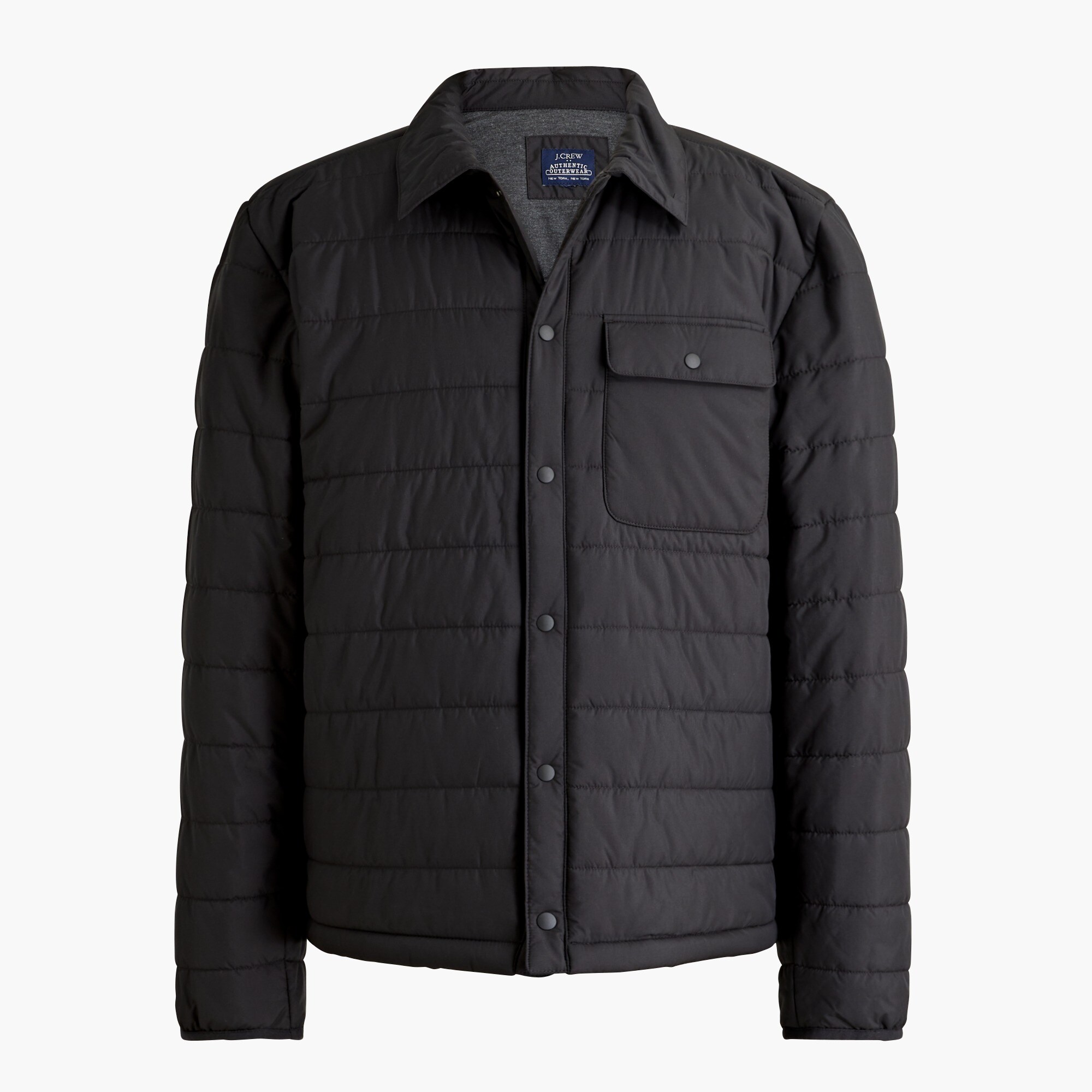 Jersey-lined quilted jacket