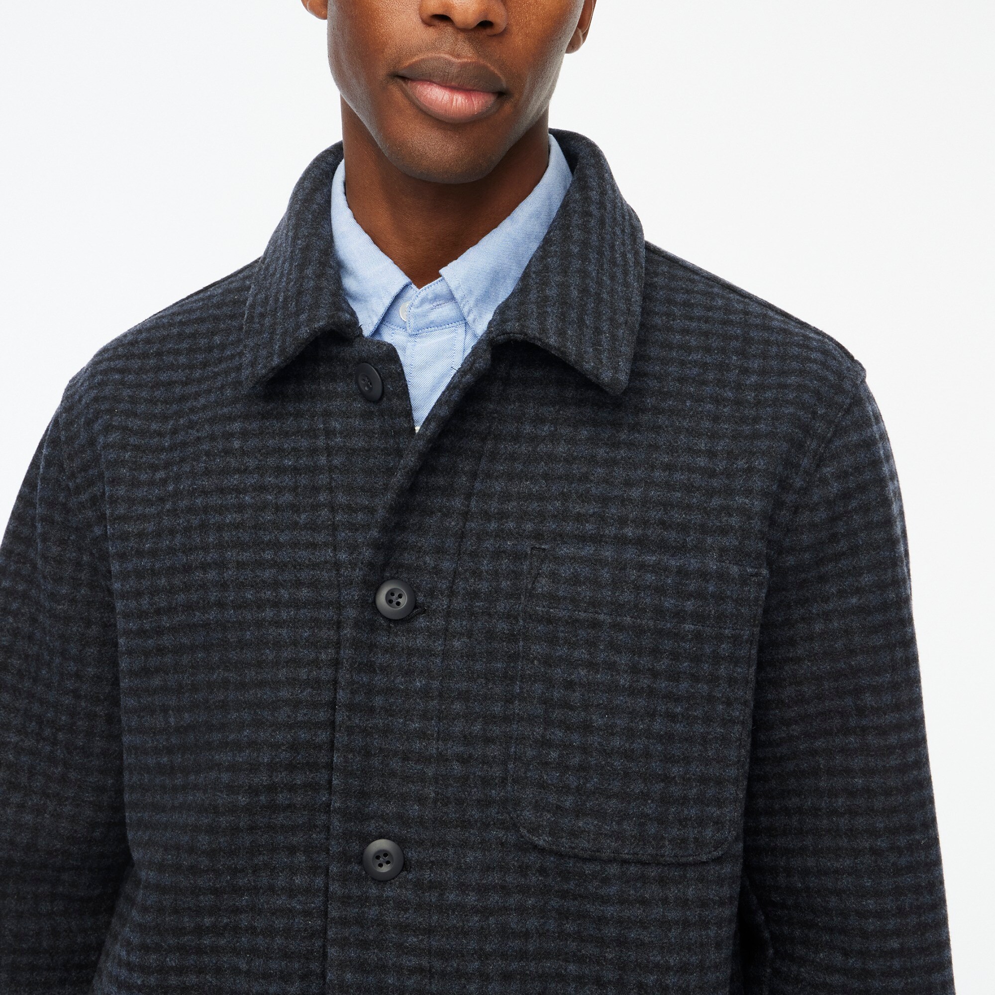 Knit chore jacket - image 2