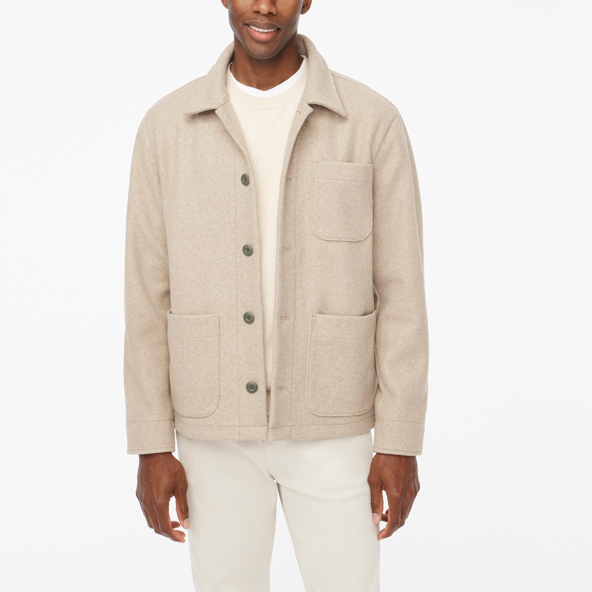 Factory Knit Chore Jacket For Men