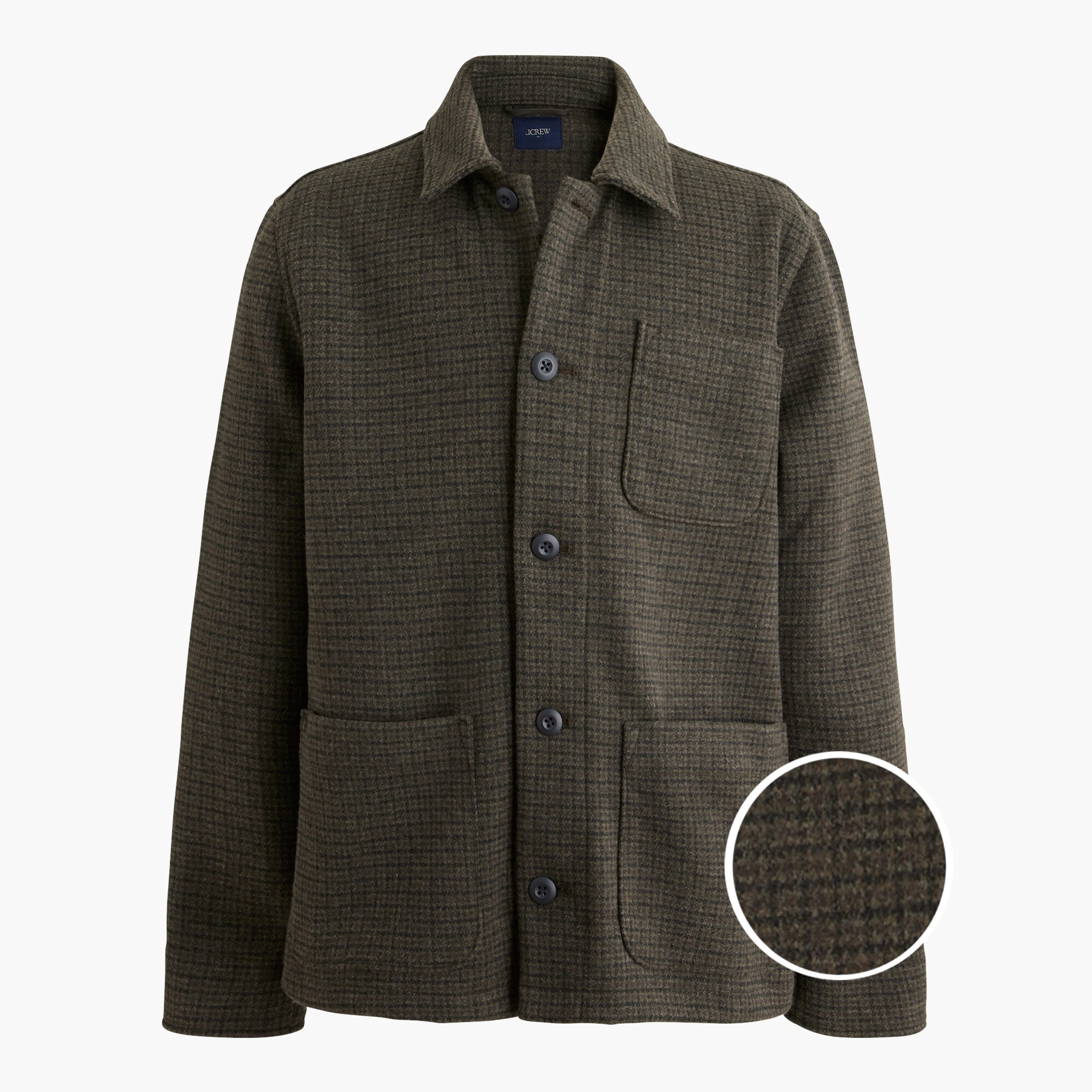 Knit chore jacket