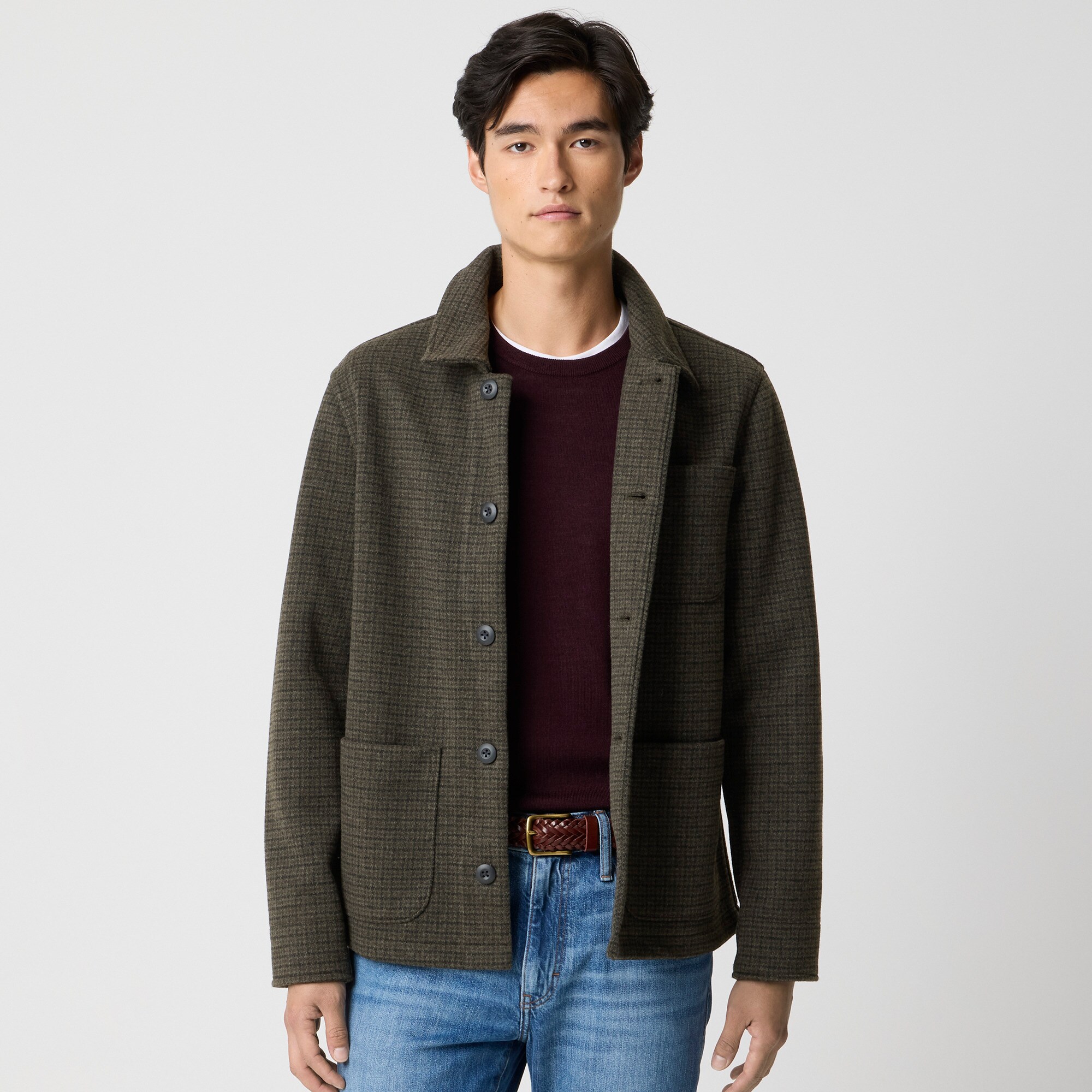  Knit chore jacket