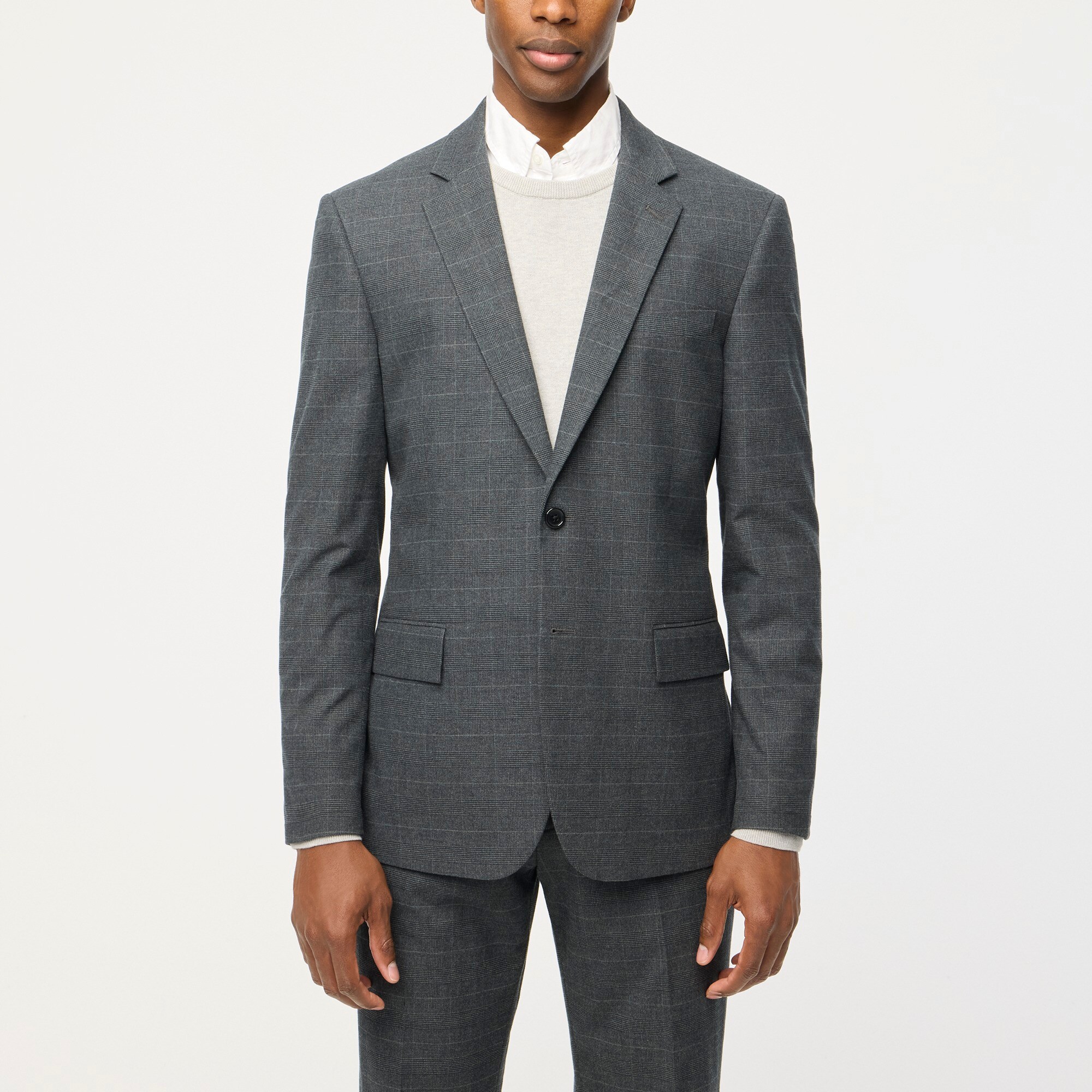 Classic-fit Thompson cotton suit jacket