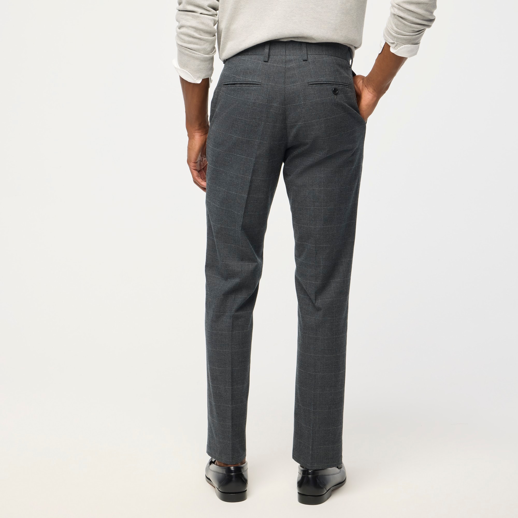 Classic-fit Thompson cotton suit pant
