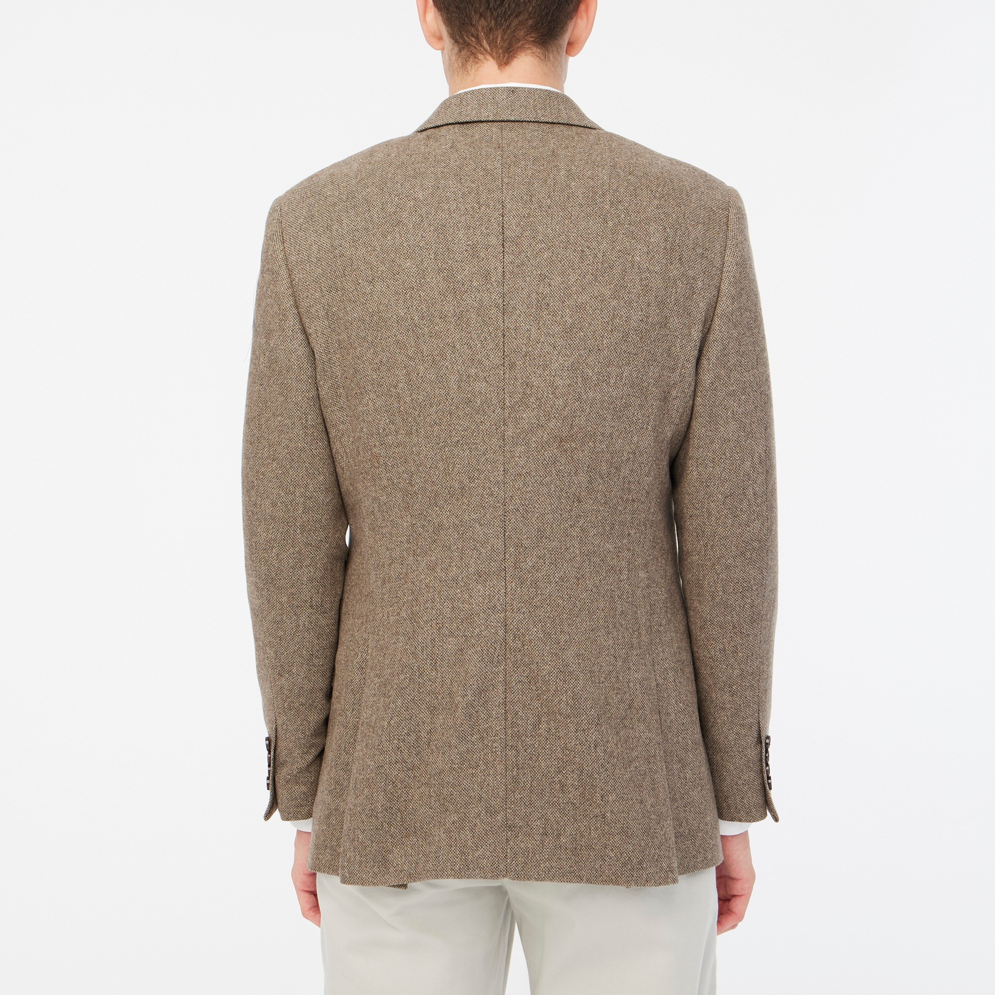 Slim-fit Thompson wool herringbone blazer