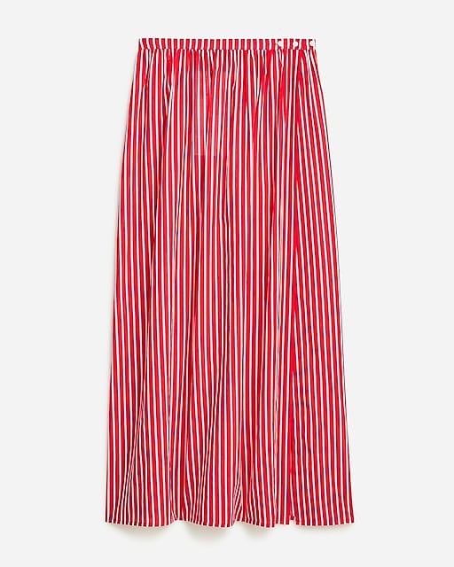 womens Cotton voile beach skirt in stripe