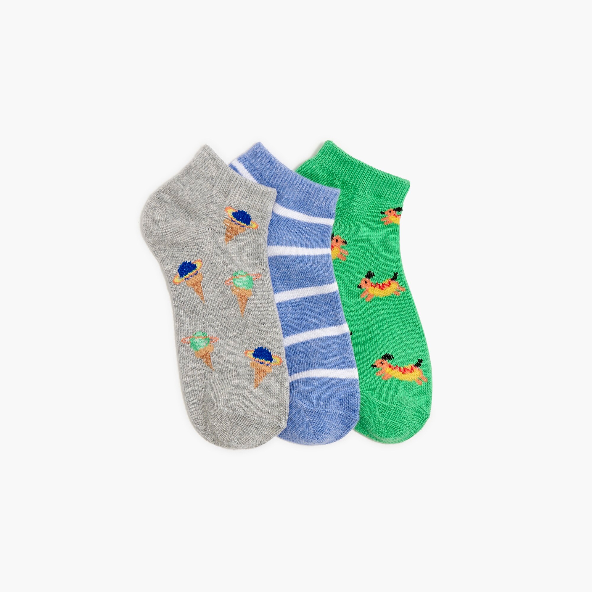  Boys' printed socks pack