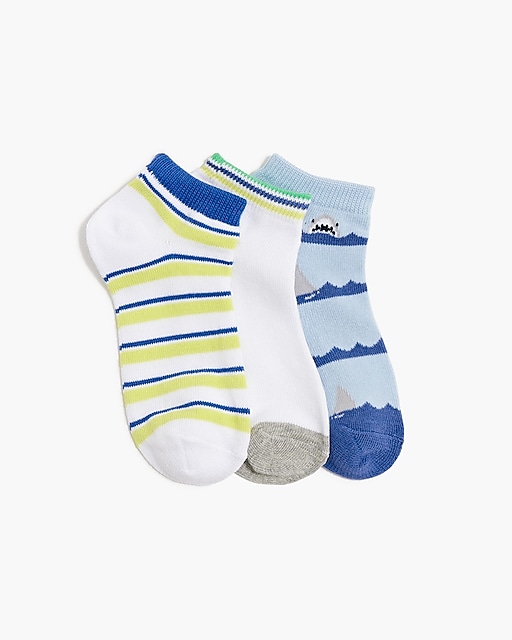  Boys' striped socks pack