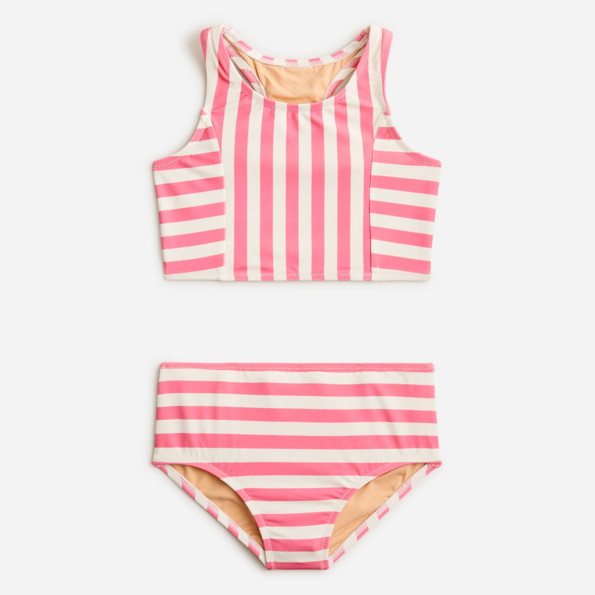 girls Girls' paneled two-piece swimsuit with UPF 50+
