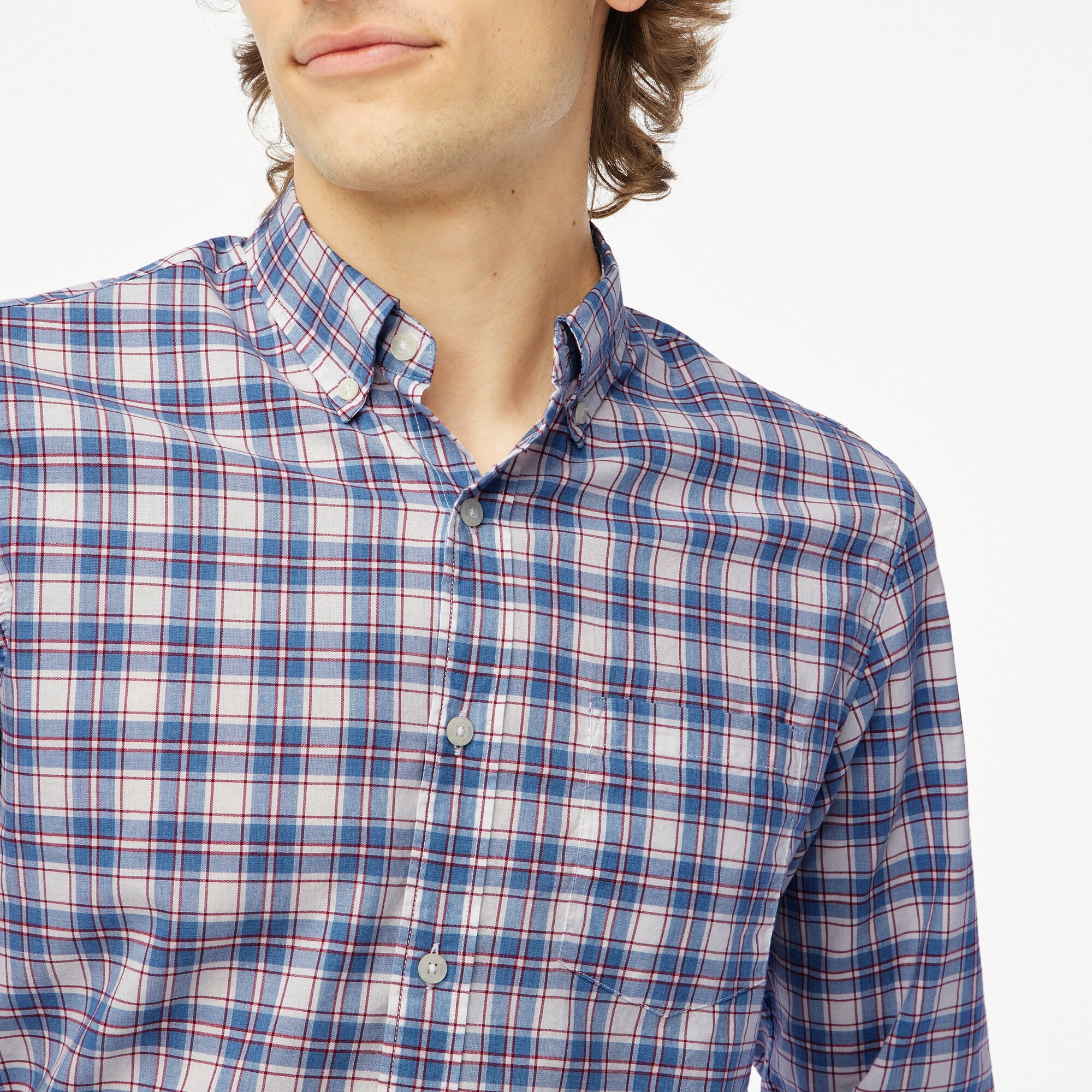 Slim Untucked flex casual shirt