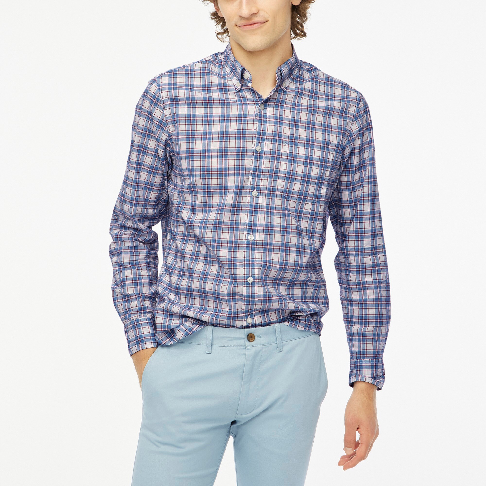 Slim Untucked flex casual shirt