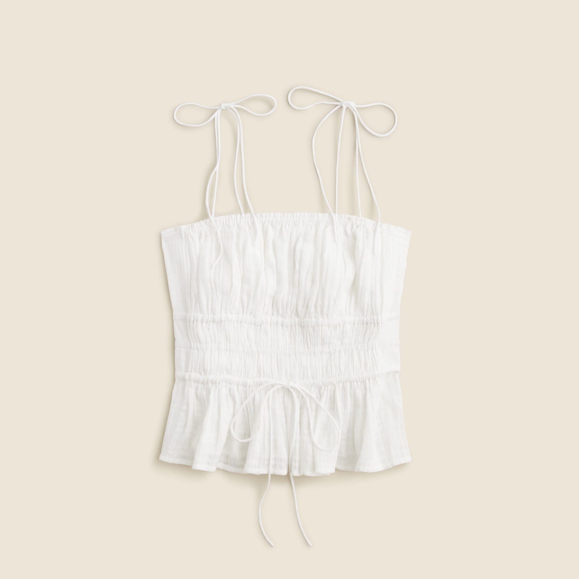 Clio top in textured gauze