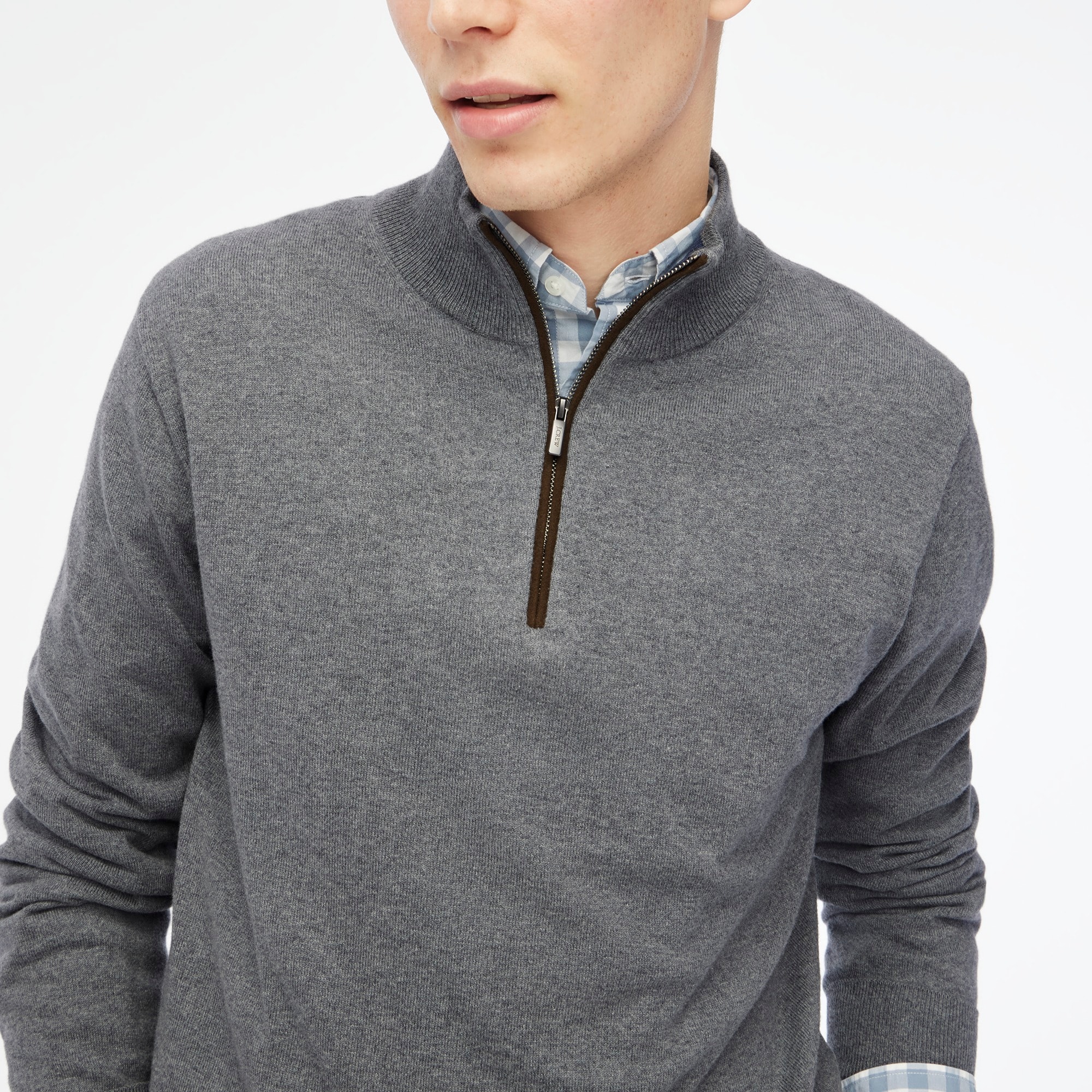 【第1位獲得！】 Factory: Men For Half-zip Cotton-blend トップス