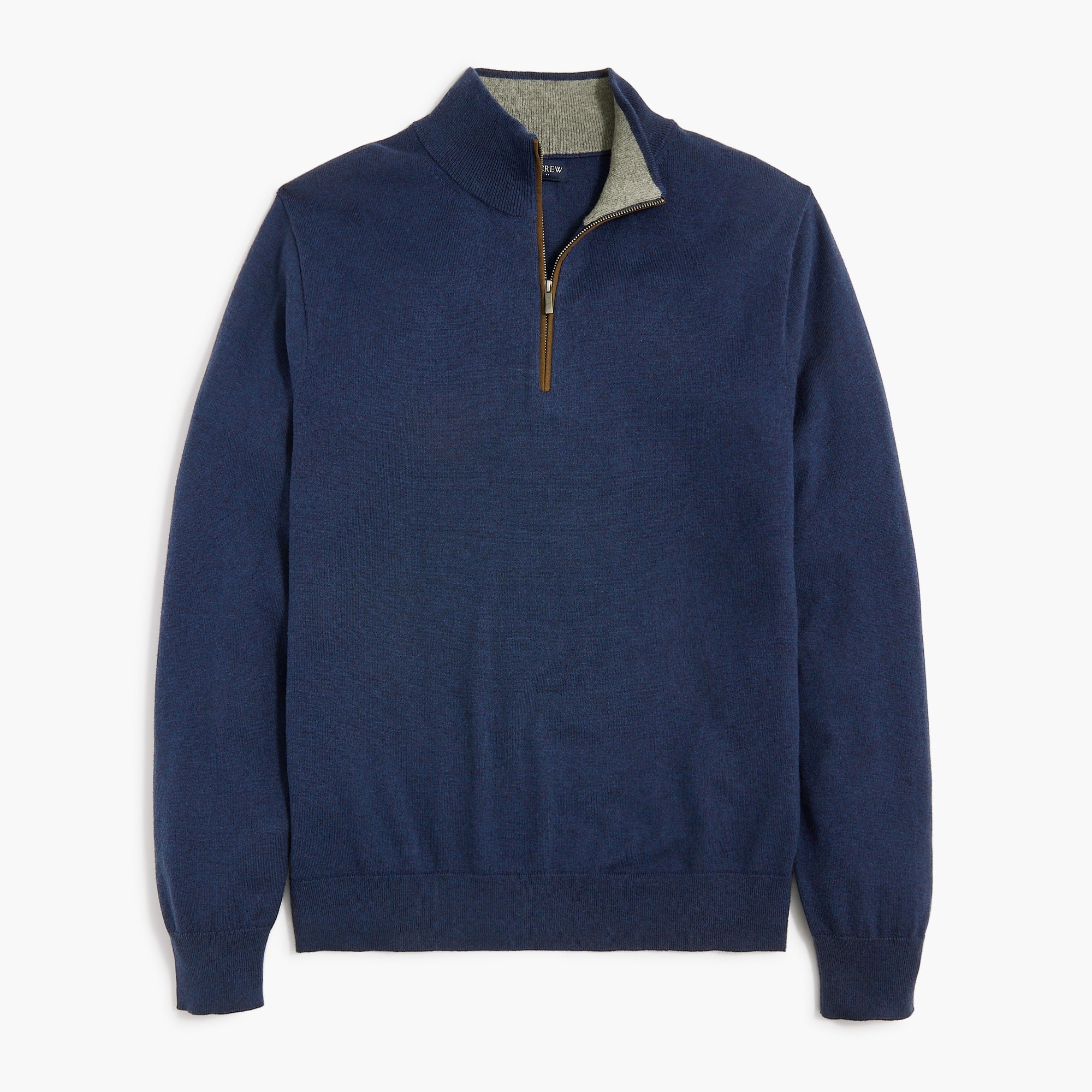 Factory: Cotton-blend Half-zip For Men