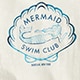 Classic-fit &quot;mermaid swim club&quot; graphic T-shirt MERMAID CAFE j.crew: classic-fit &quot;mermaid swim club&quot; graphic t-shirt for women