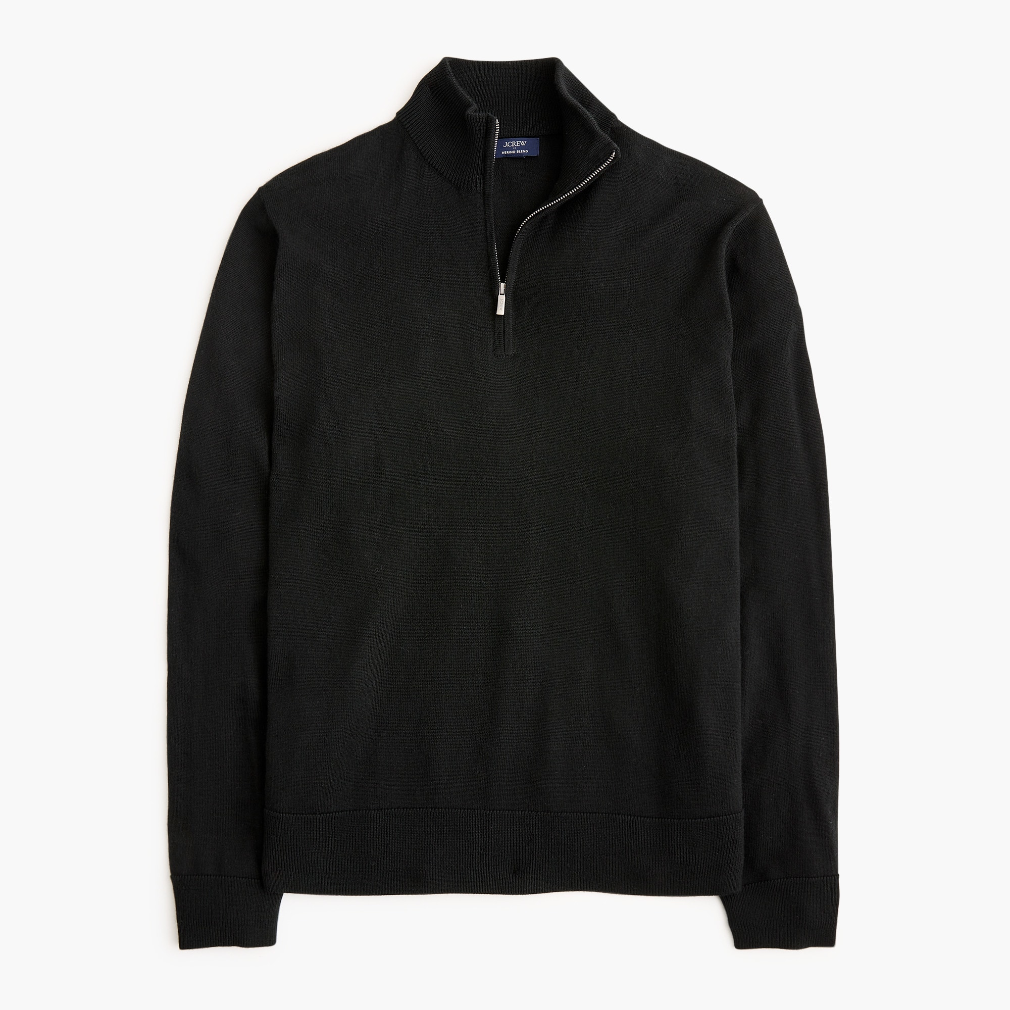 Merino wool-blend quarter-zip