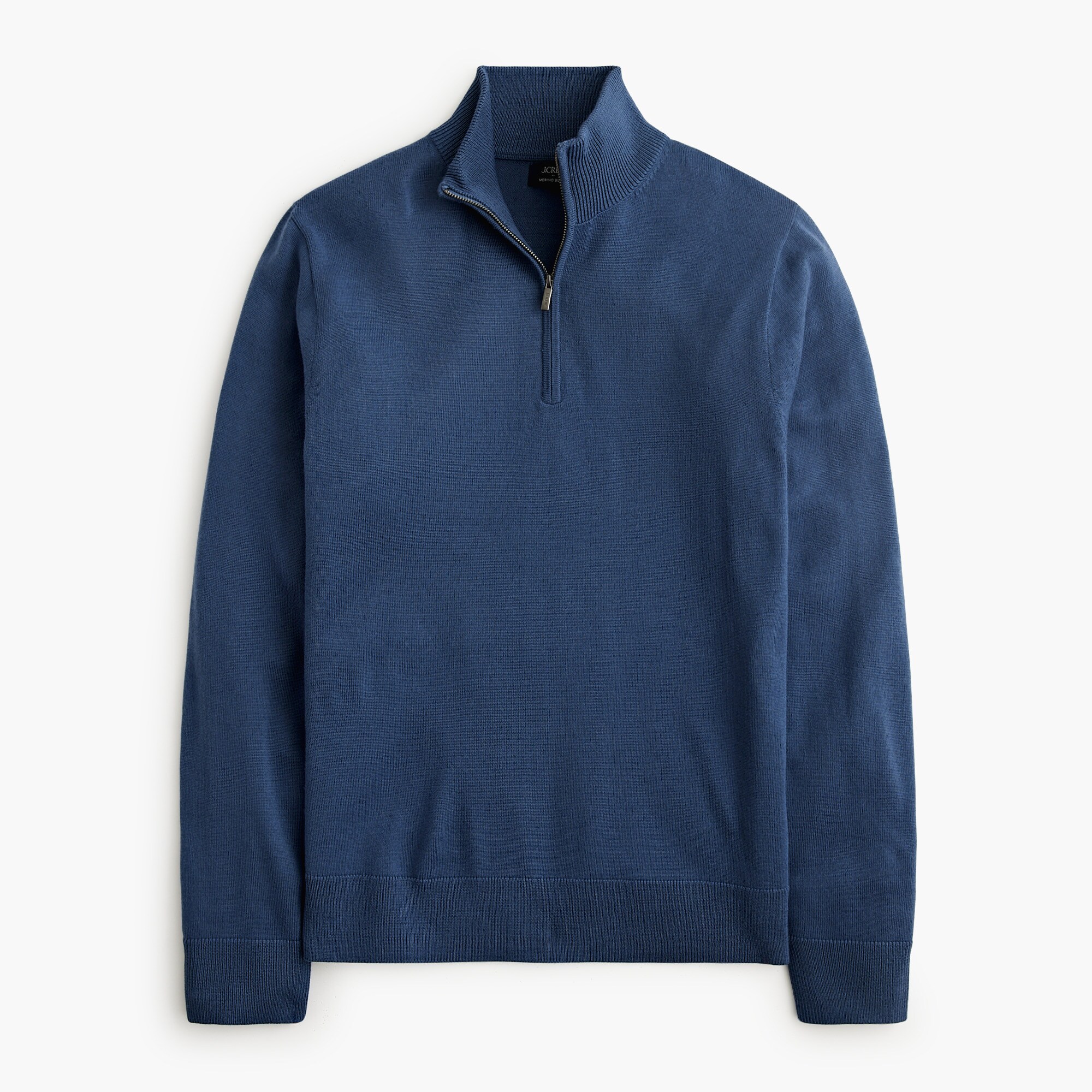 Merino wool-blend half-zip