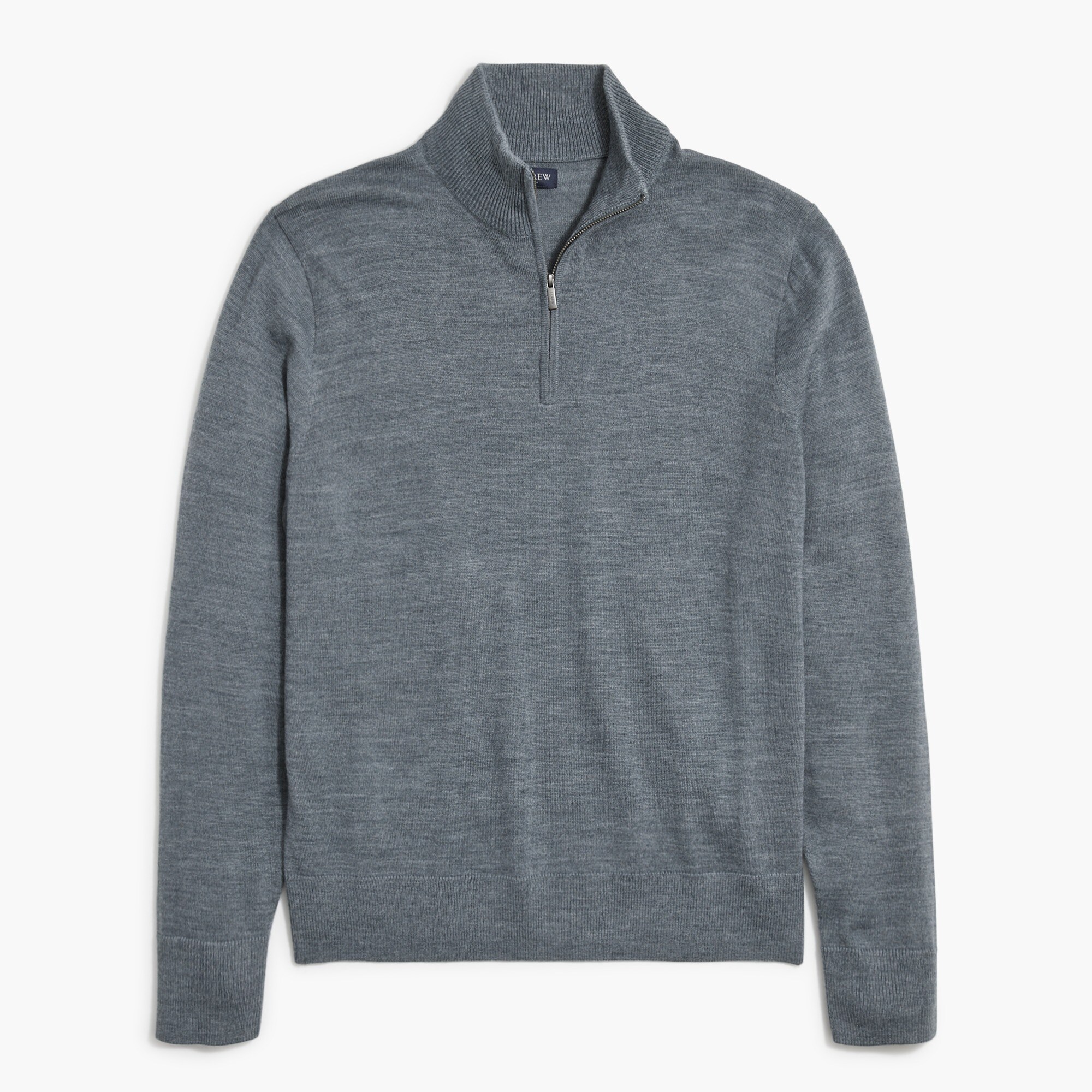 Merino wool-blend half-zip
