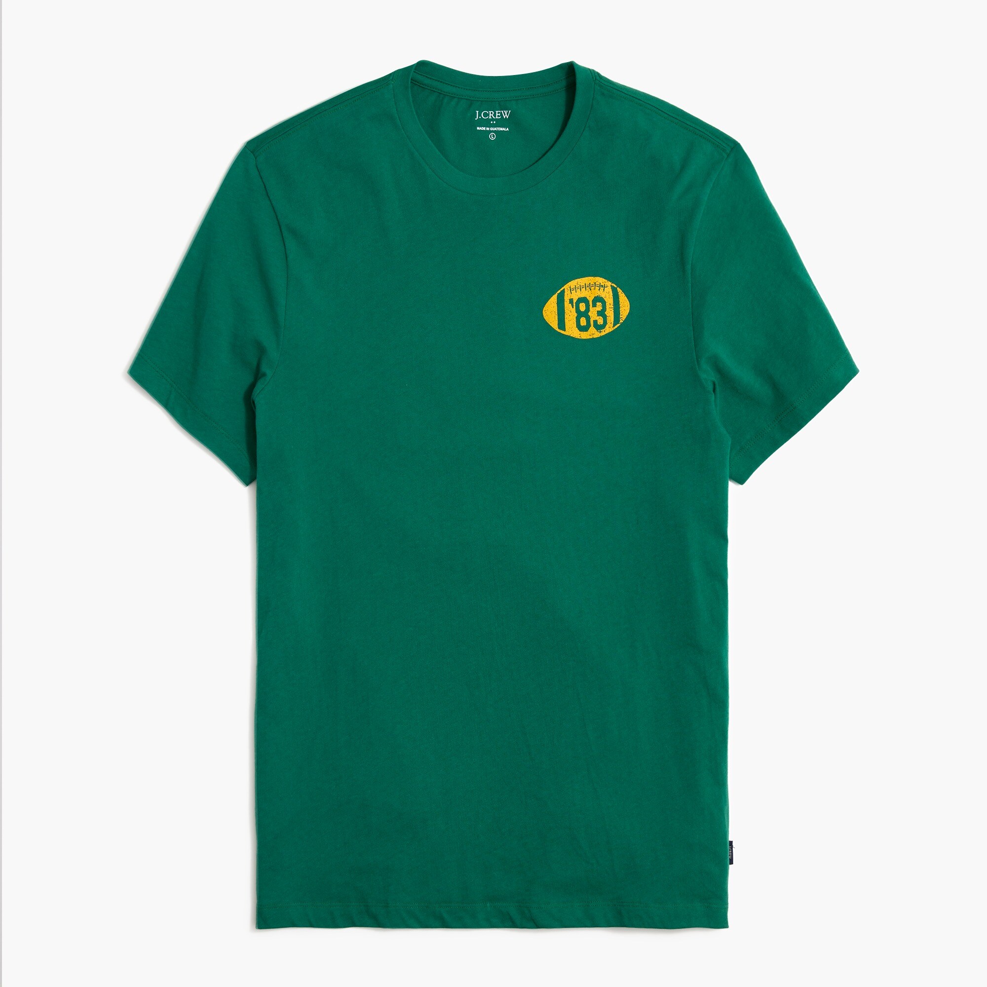 '83 football graphic tee for men